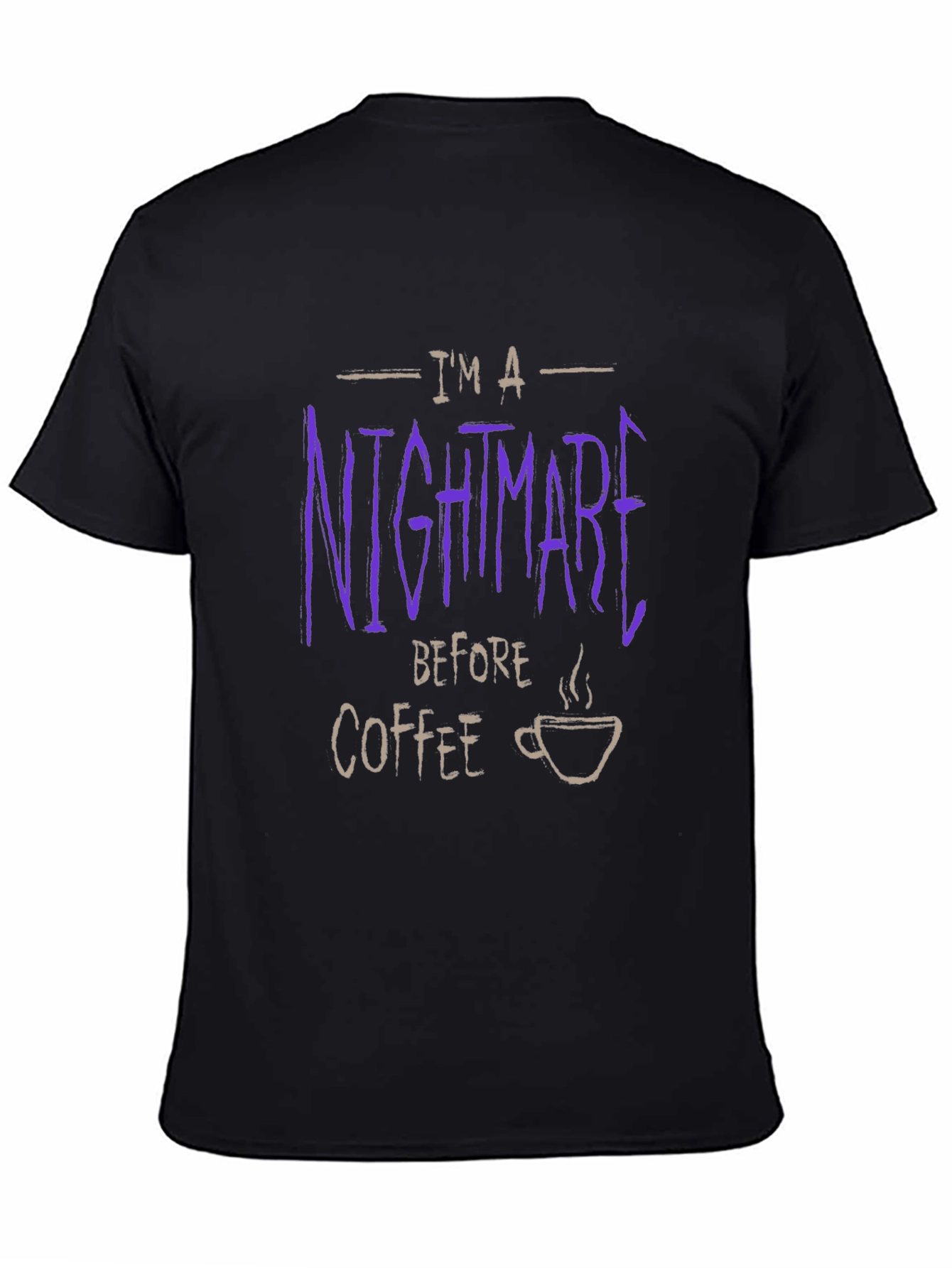 Im A Nightmare Before Coffee Graphic Tee