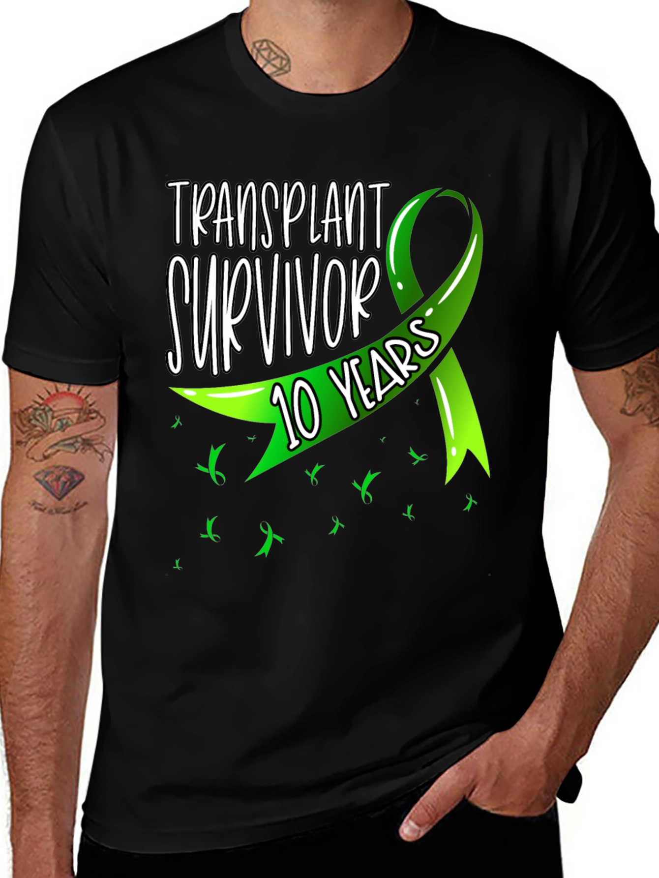 Transplant Survivor 10 Years T-Shirt