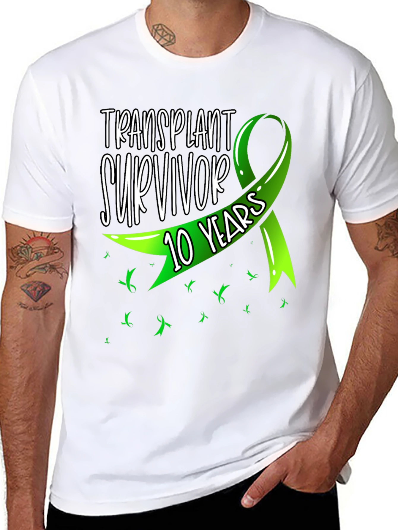 Transplant Survivor 10 Years T-Shirt