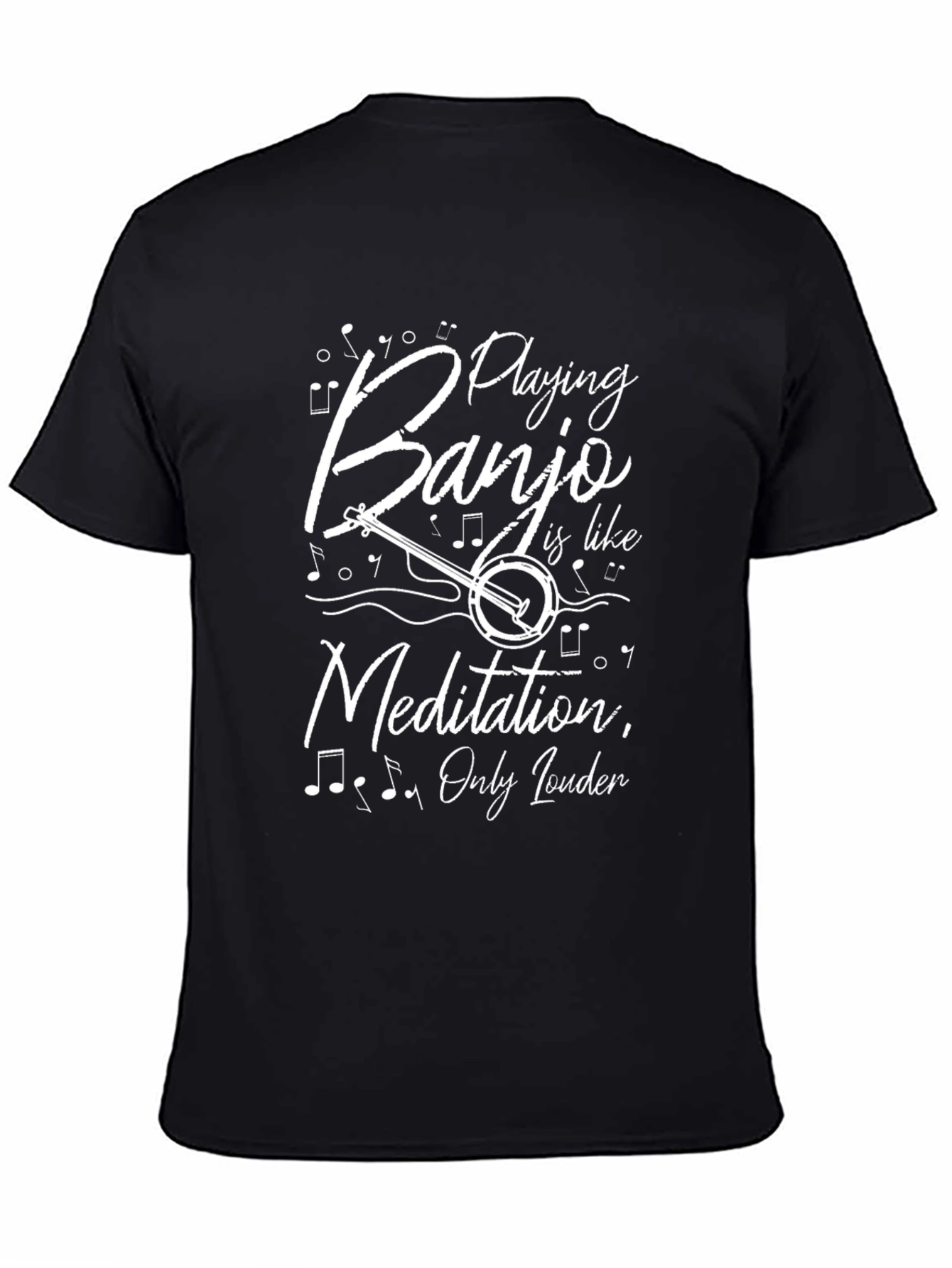 Banjo Meditation Funny Musician T-Shirt