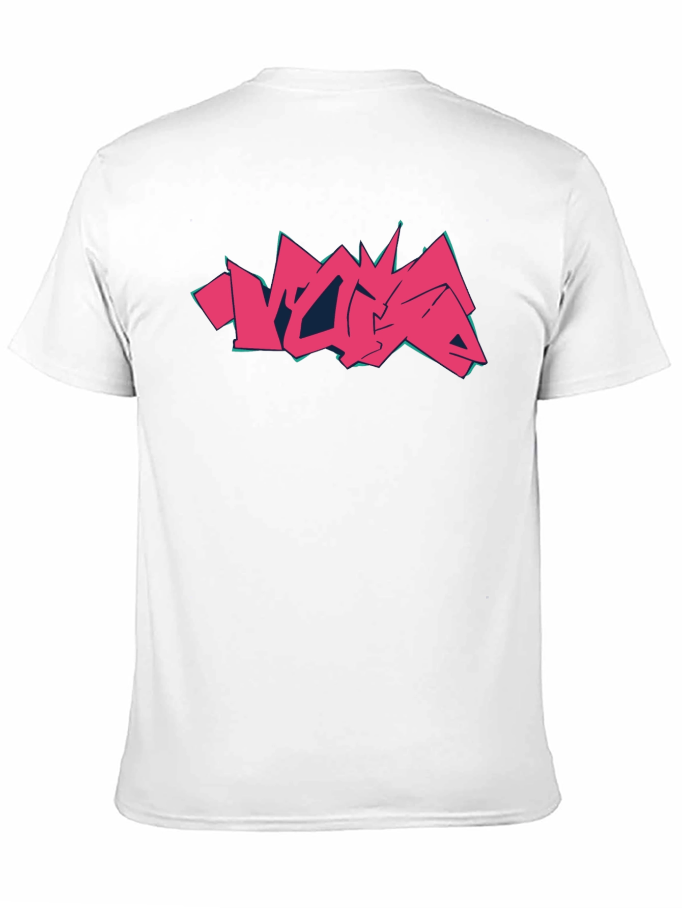 Graffiti Style Graphic Print Black T-Shirt