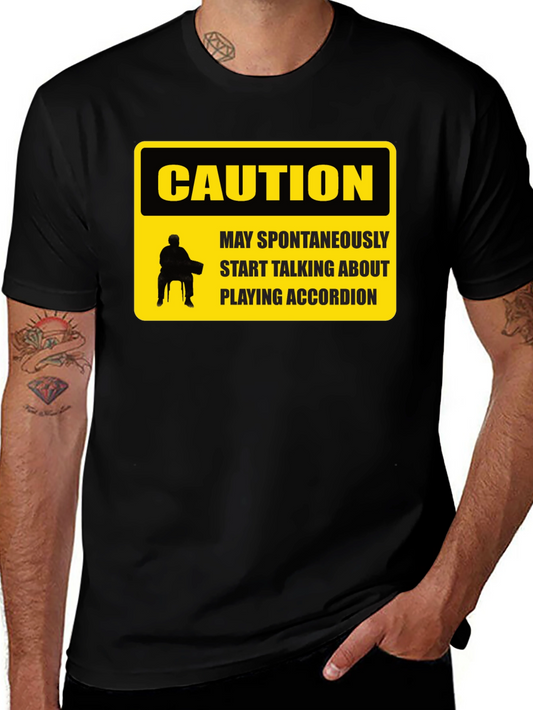 Caution Accordion T-Shirt