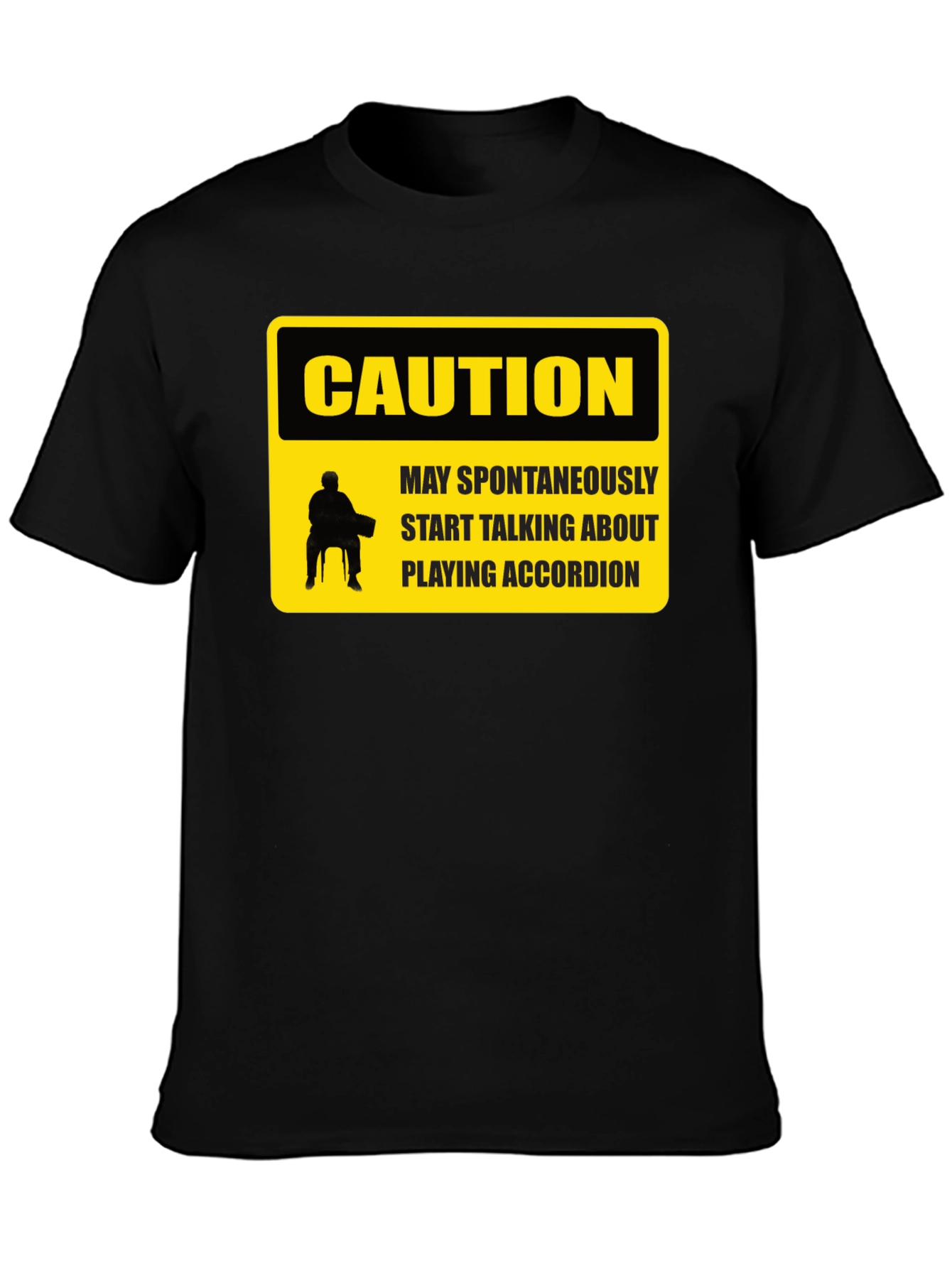 Caution Accordion T-Shirt