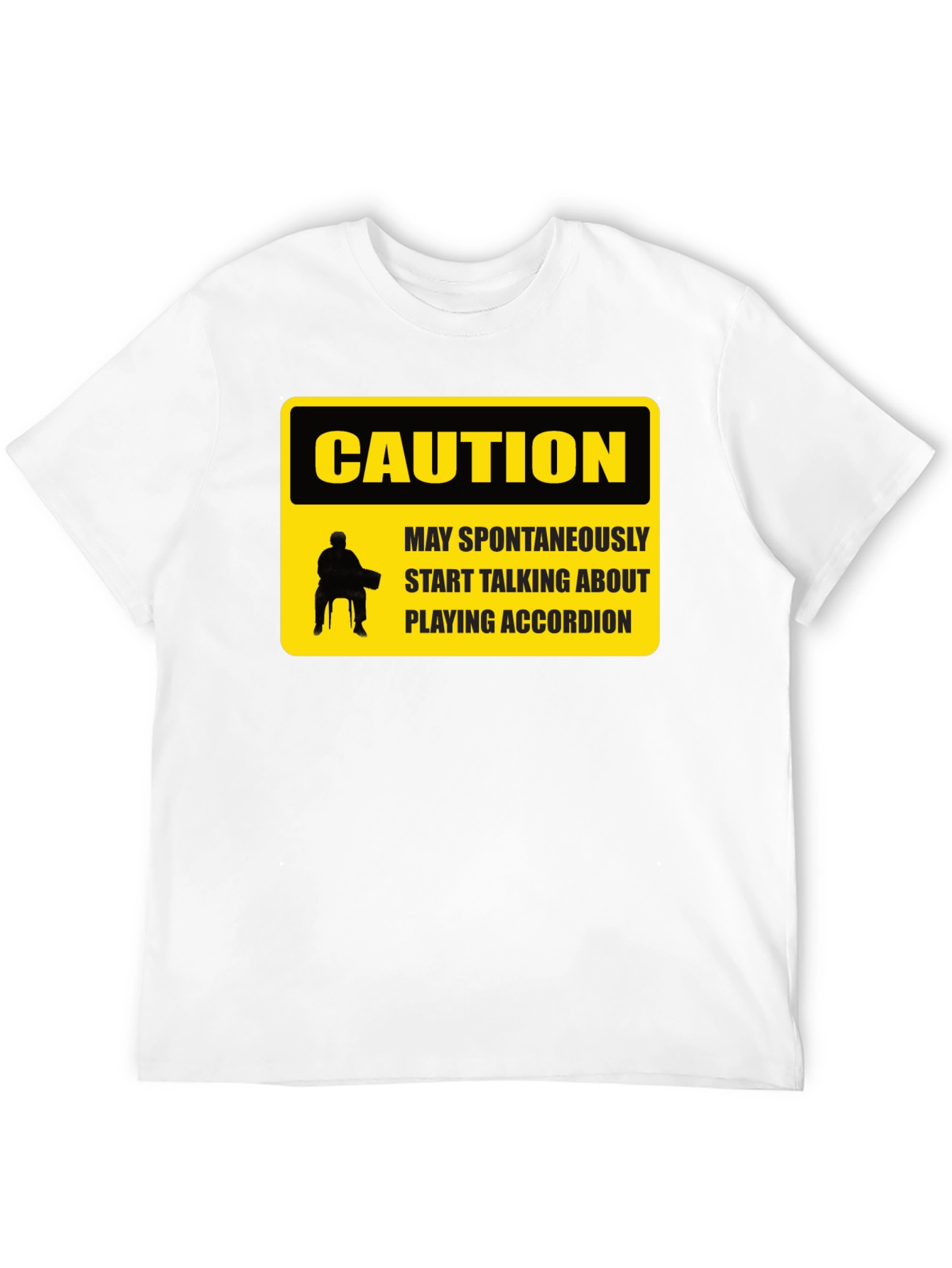 Caution Accordion T-Shirt