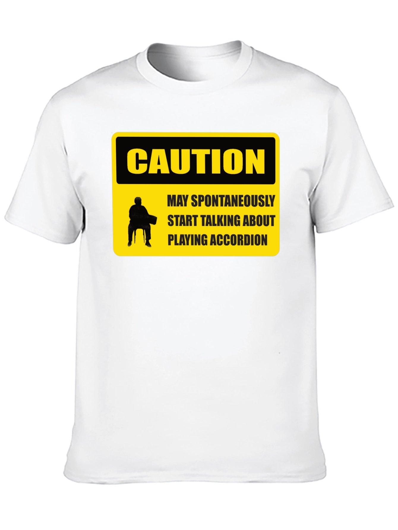 Caution Accordion T-Shirt
