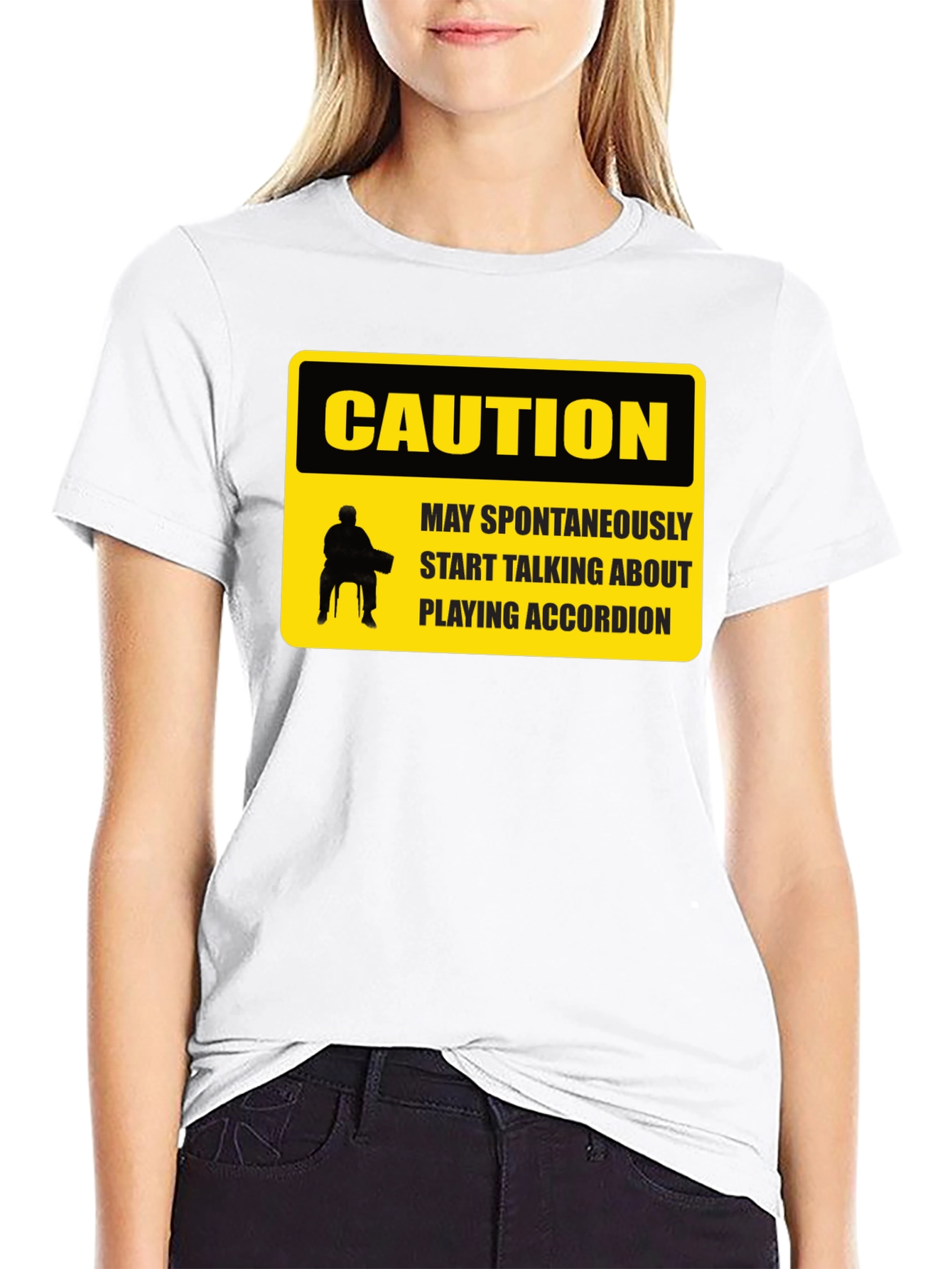 Caution Accordion T-Shirt
