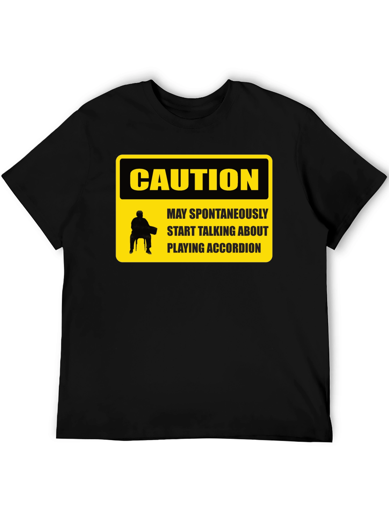 Caution Accordion T-Shirt