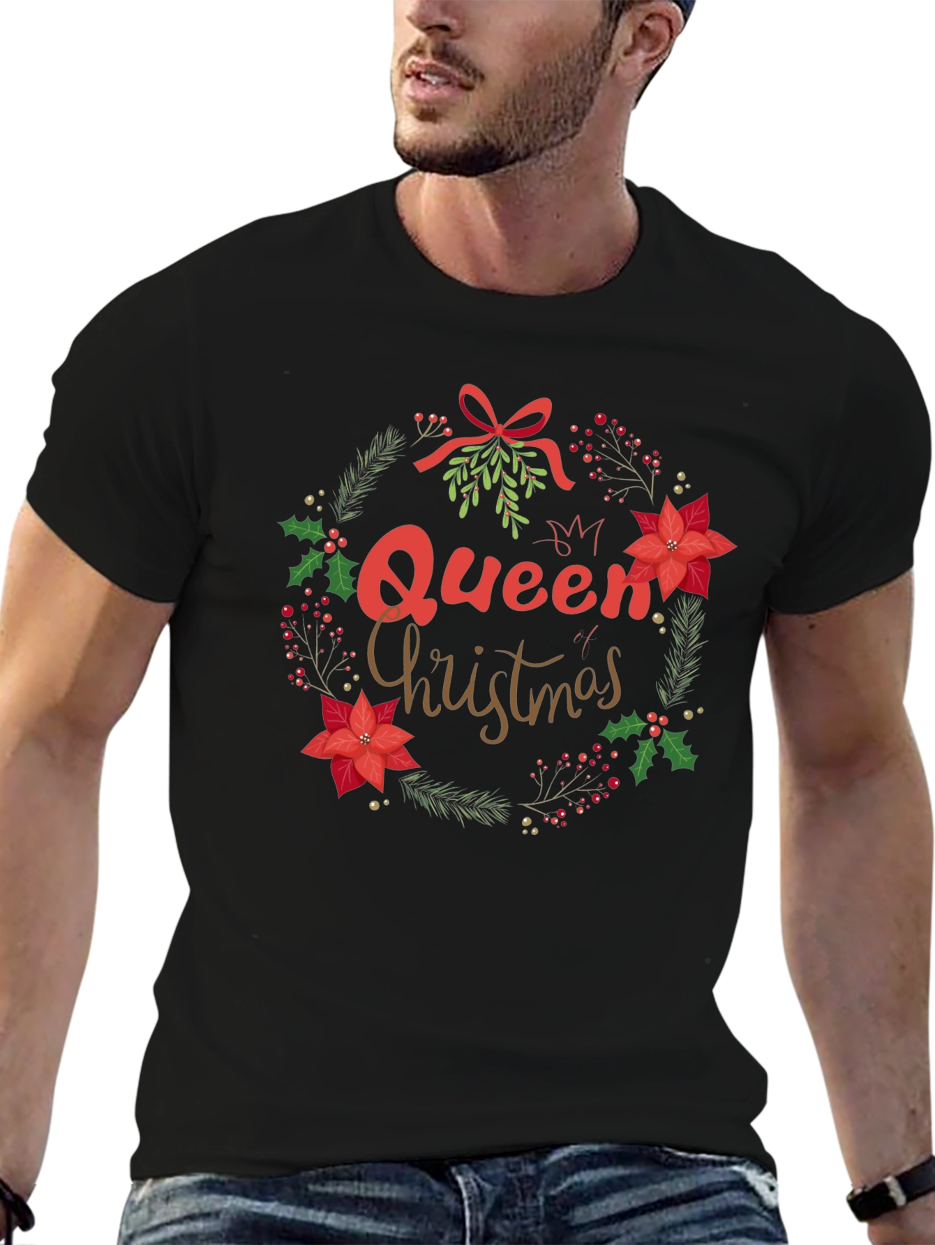 Queen Christmas T-Shirt - Holiday Celebration