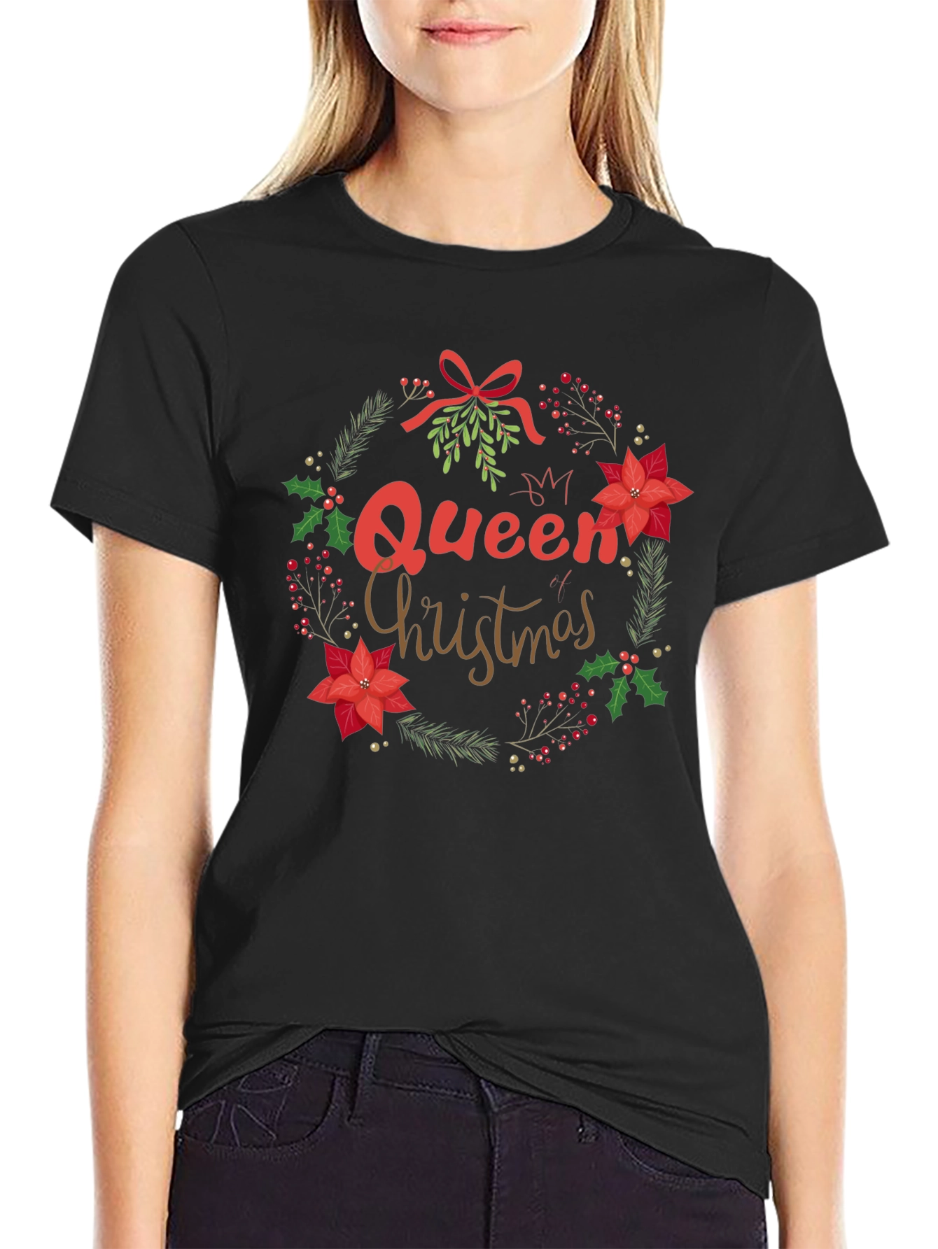 Queen Christmas T-Shirt - Holiday Celebration