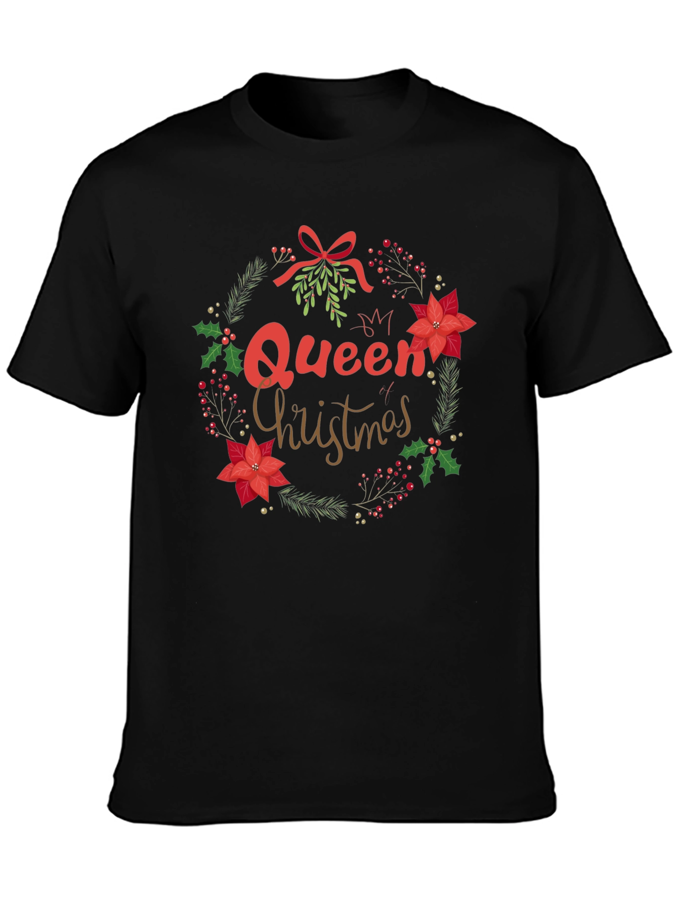 Queen Christmas T-Shirt - Holiday Celebration