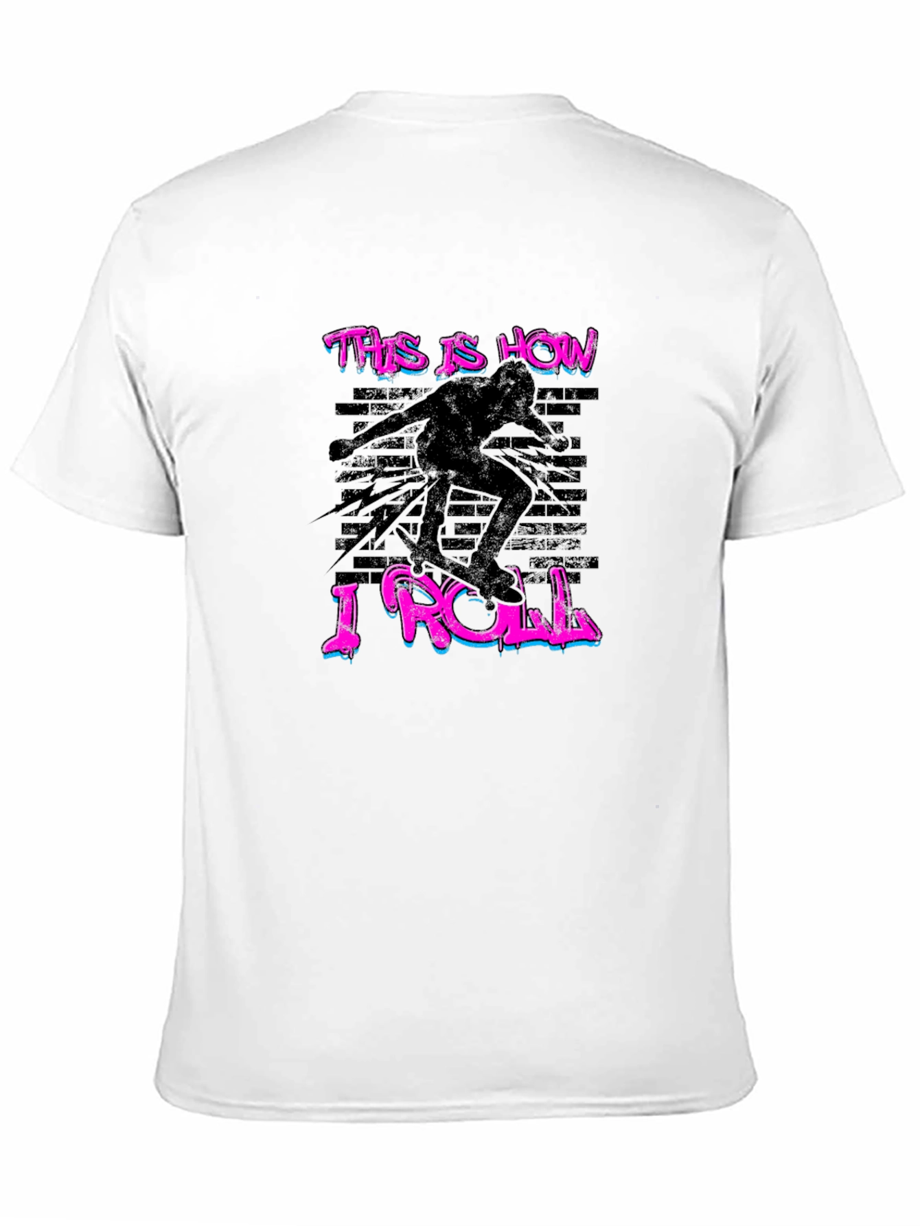 This is How I Roll Skateboarder Graphic Tee