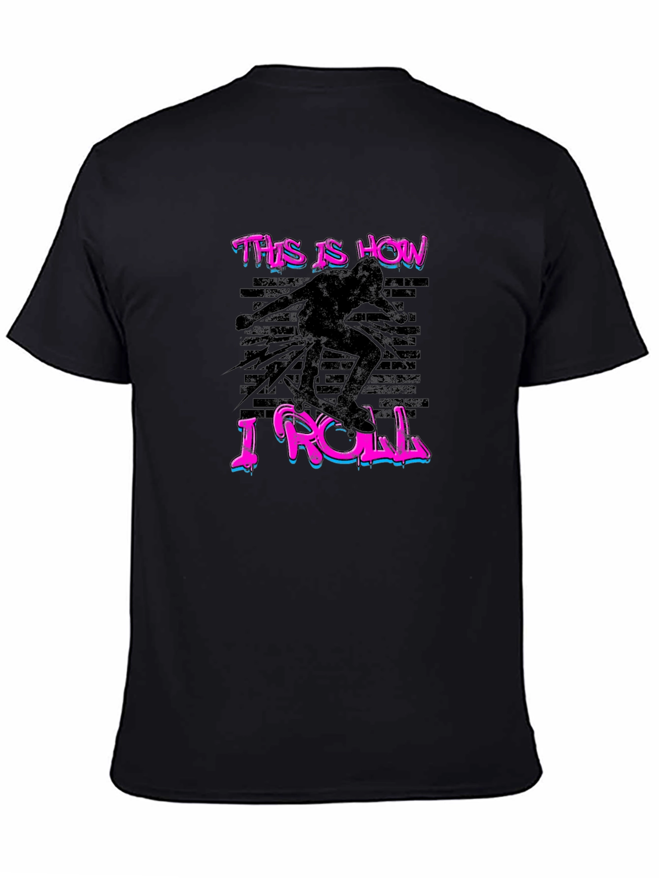 This is How I Roll Skateboarder Graphic Tee