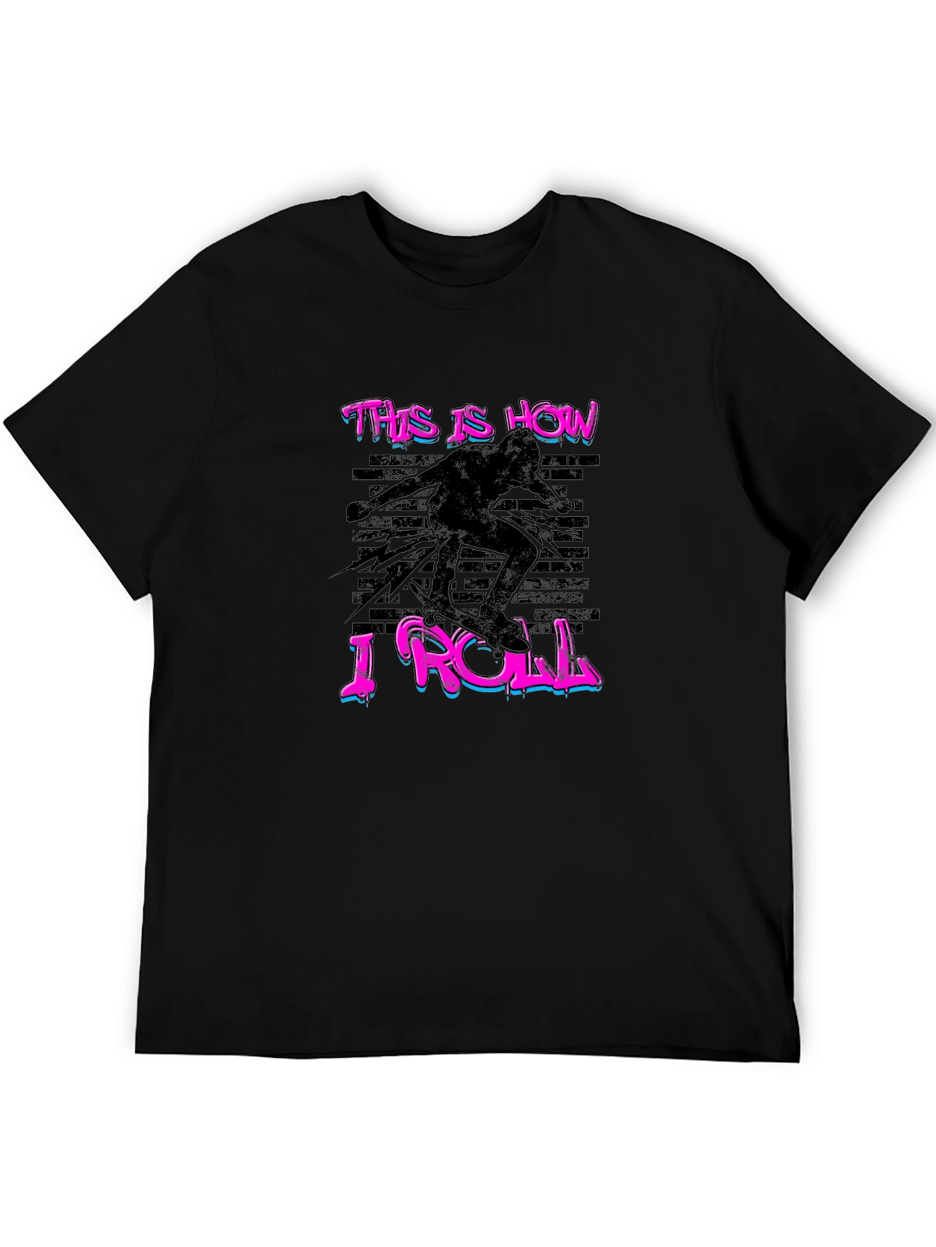 This is How I Roll Skateboarder Graphic Tee