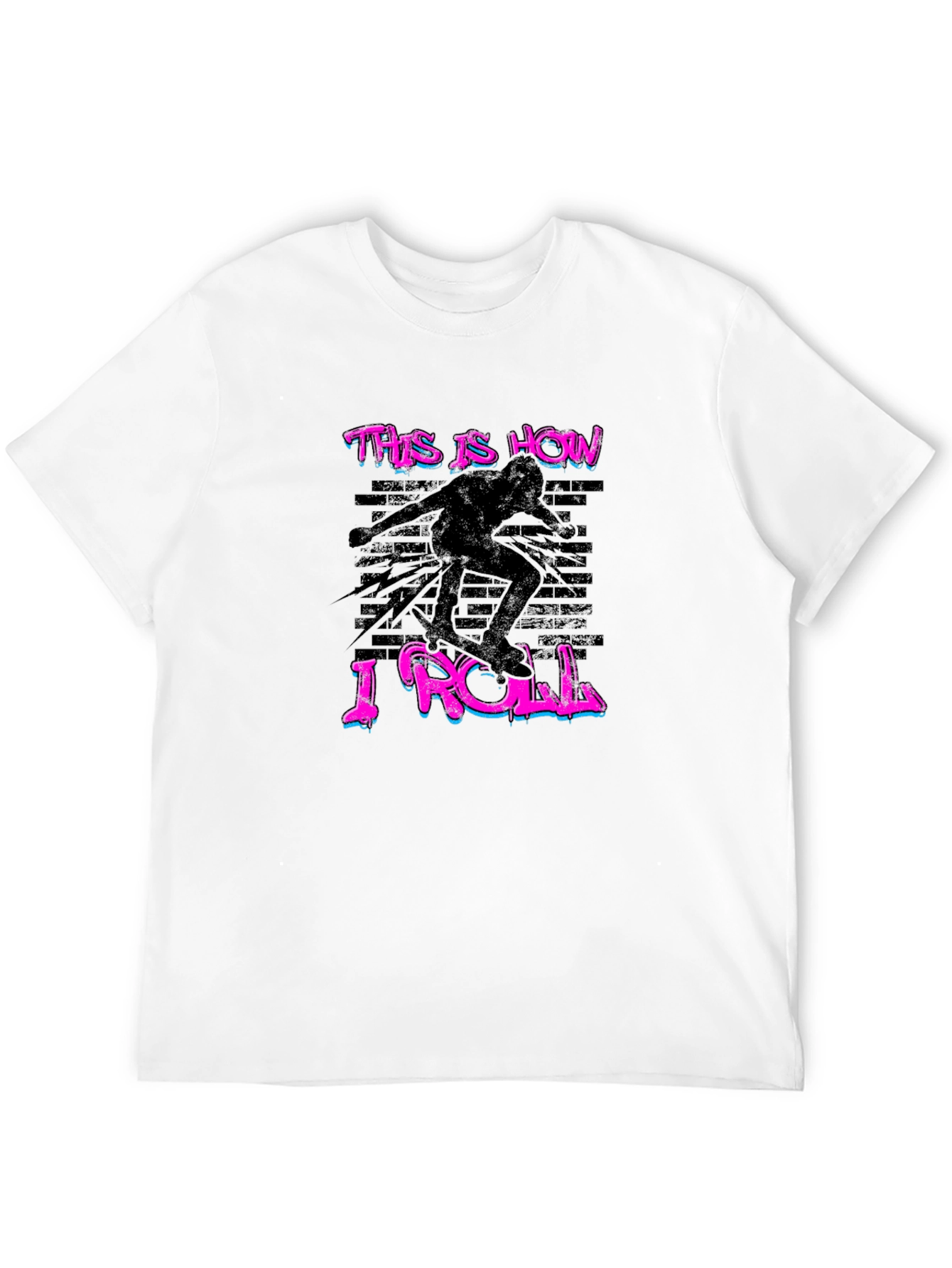 This is How I Roll Skateboarder Graphic Tee