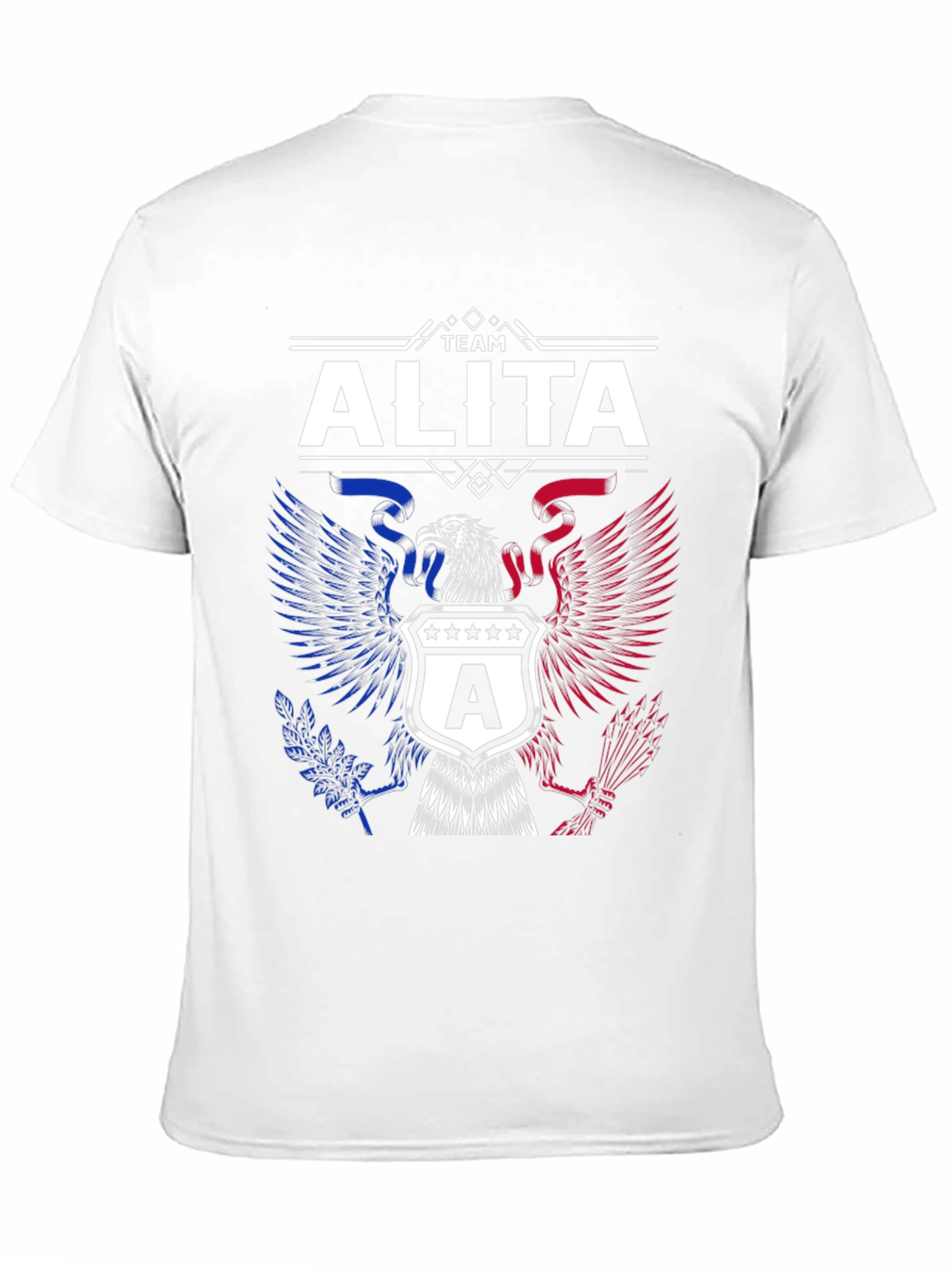 Team Alita Eagle Crest Graphic T-Shirt