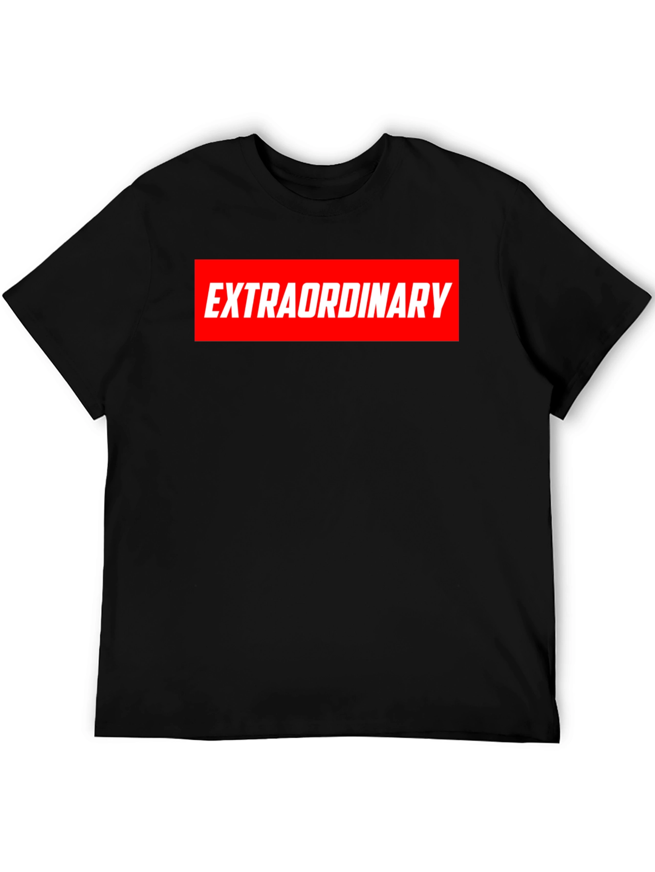 Extraordinary Graphic Print Crew Neck T-Shirt