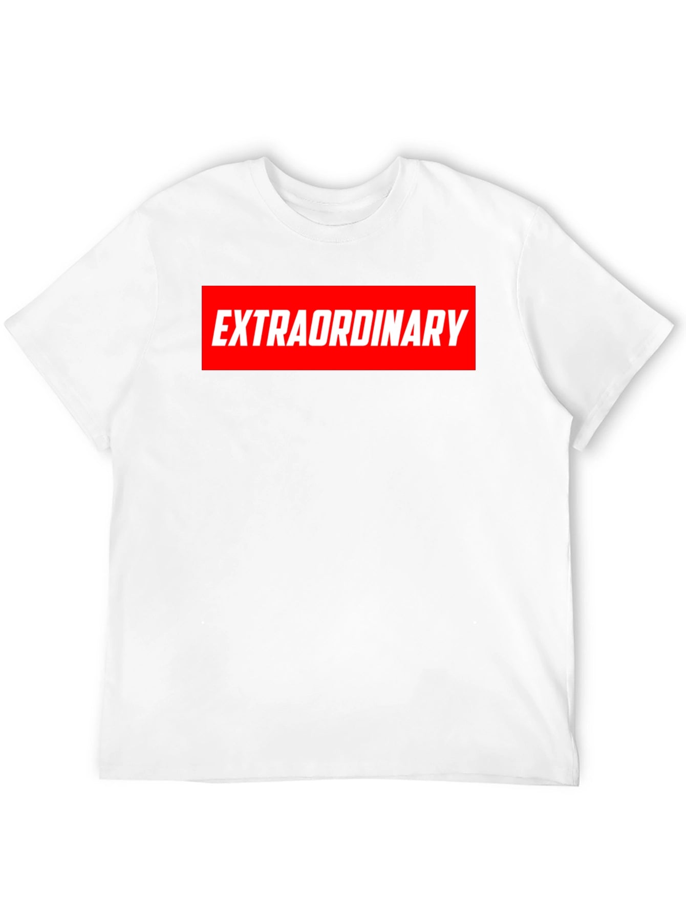 Extraordinary Graphic Print Crew Neck T-Shirt