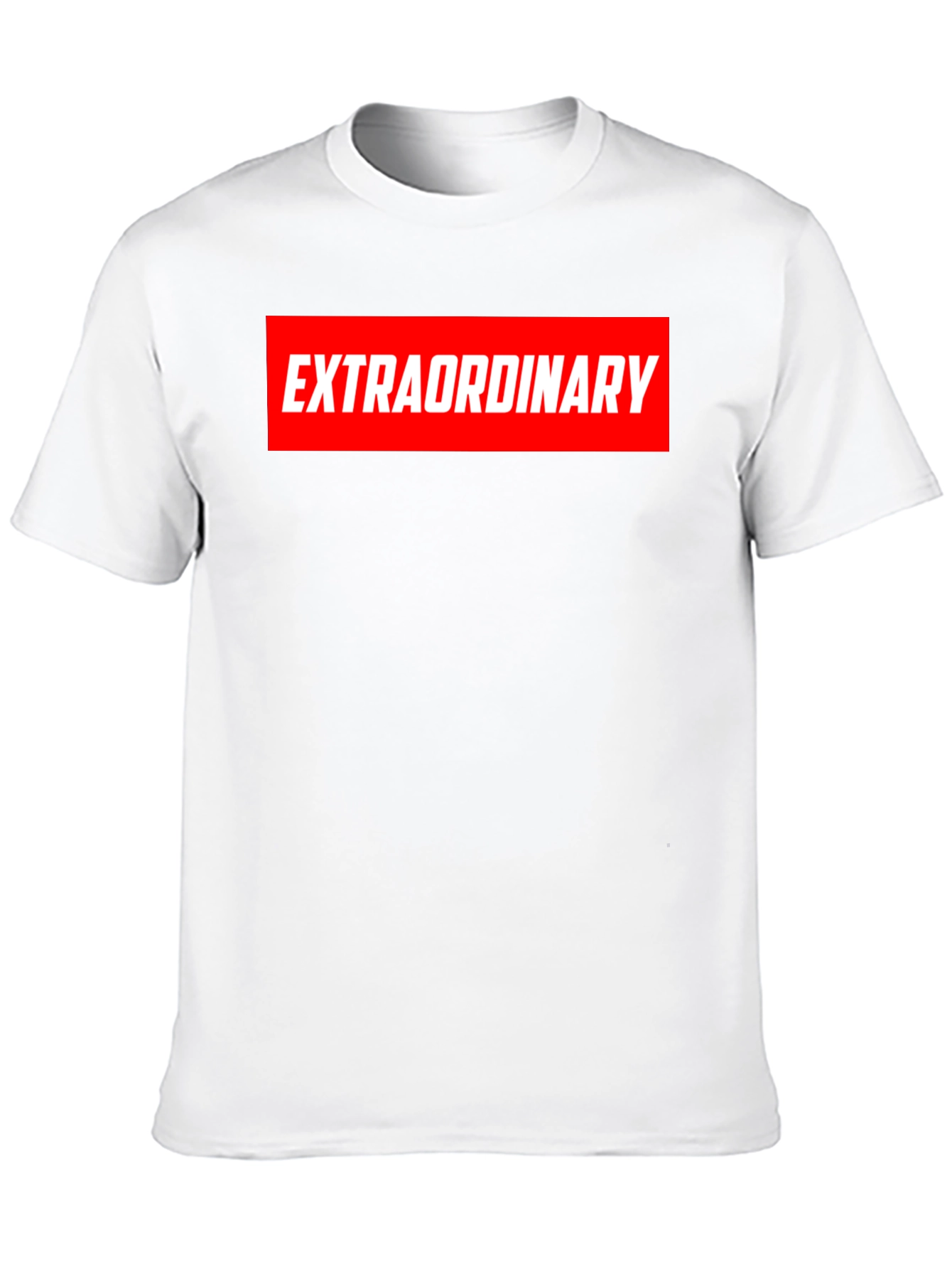 Extraordinary Graphic Print Crew Neck T-Shirt