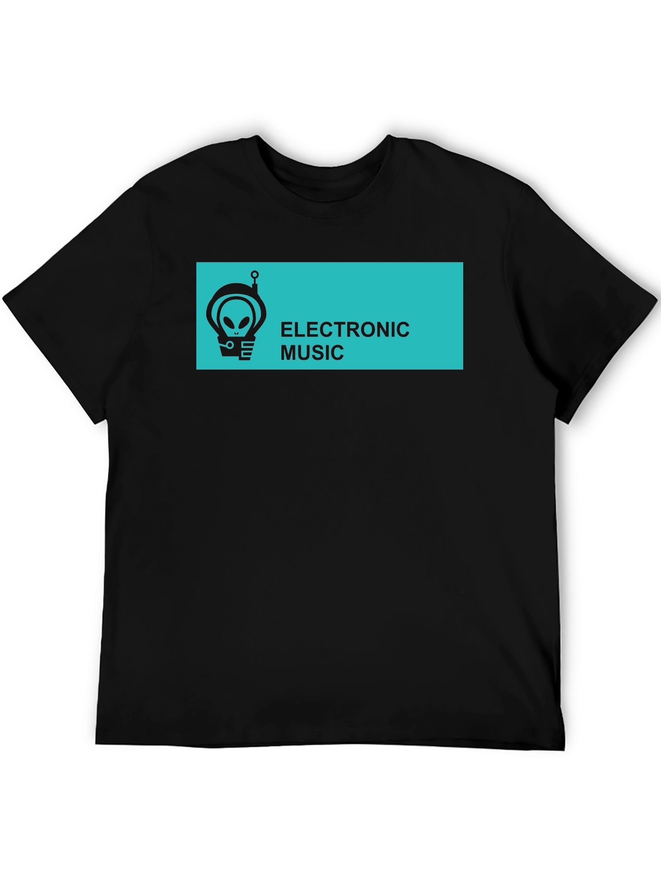 Electronic Music Alien Graphic T-Shirt