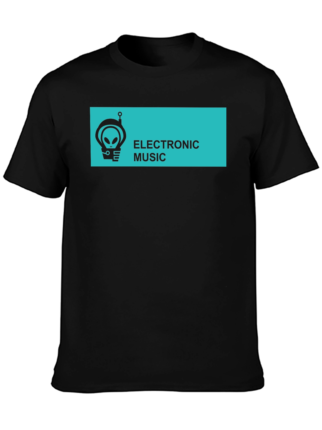 Electronic Music Alien Graphic T-Shirt