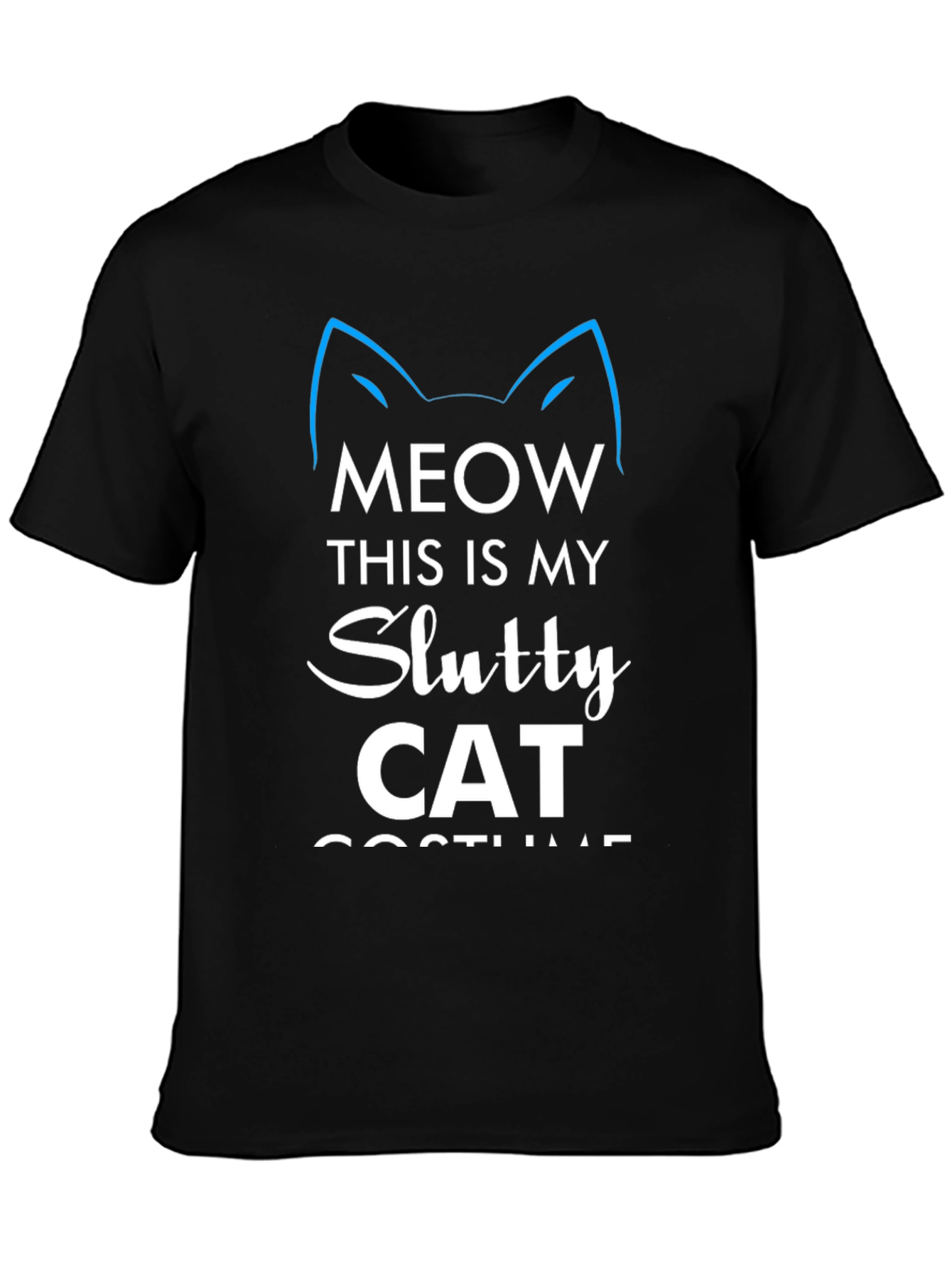 Funny Slutty Cat Costume T-Shirt