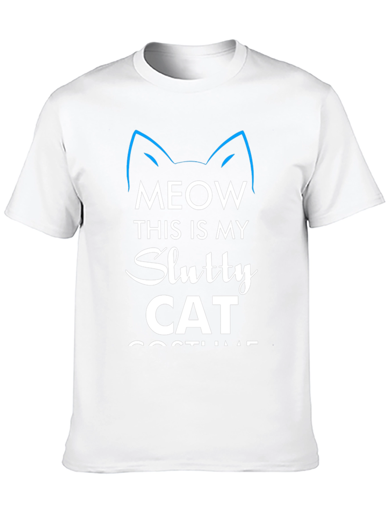 Funny Slutty Cat Costume T-Shirt