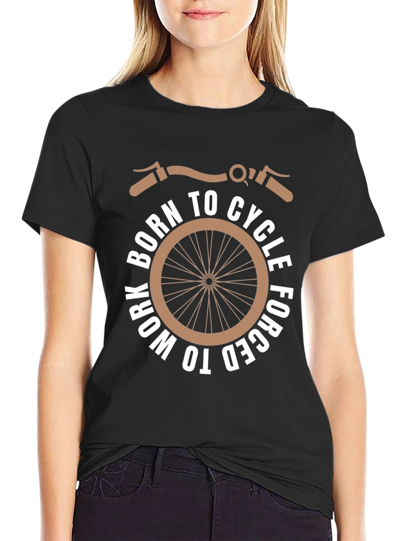 Born to Cycle Mens Black T-Shirt