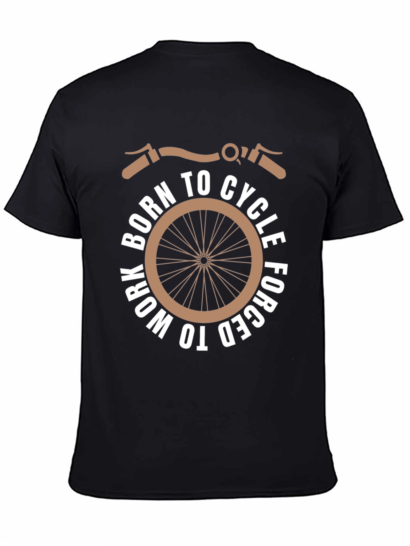 Born to Cycle Mens Black T-Shirt