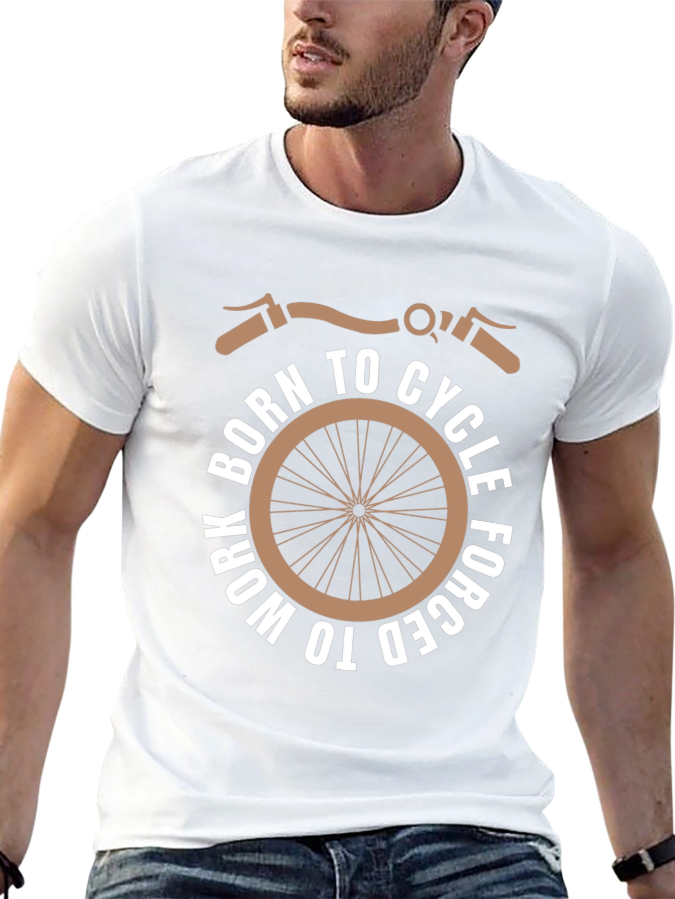 Born to Cycle Mens Black T-Shirt