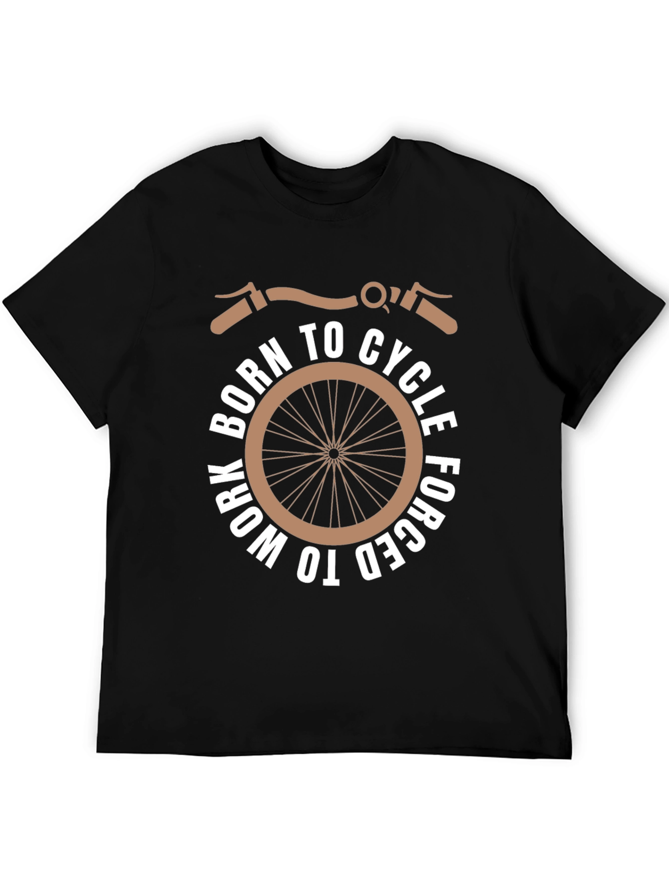 Born to Cycle Mens Black T-Shirt