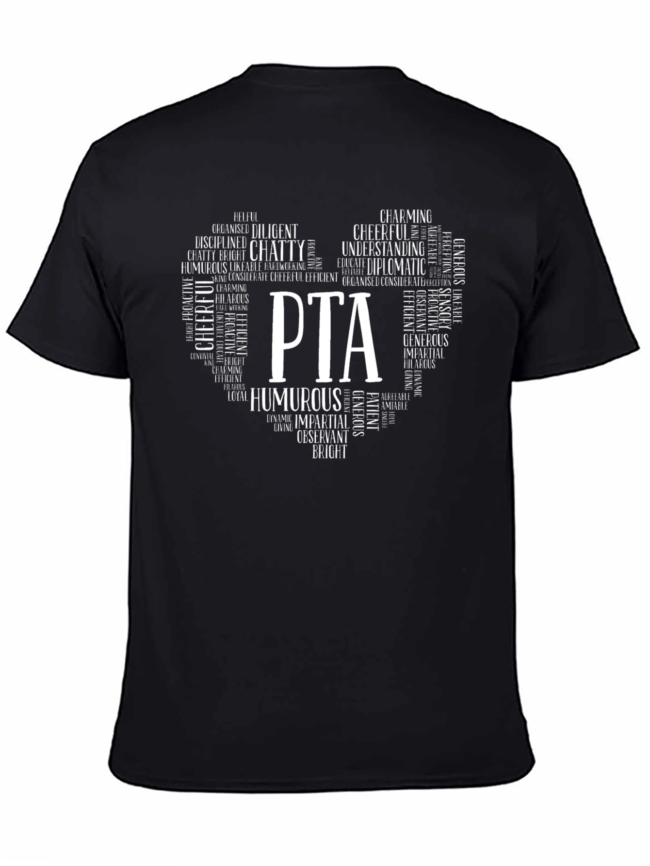 PTA Heart Word Art T-Shirt