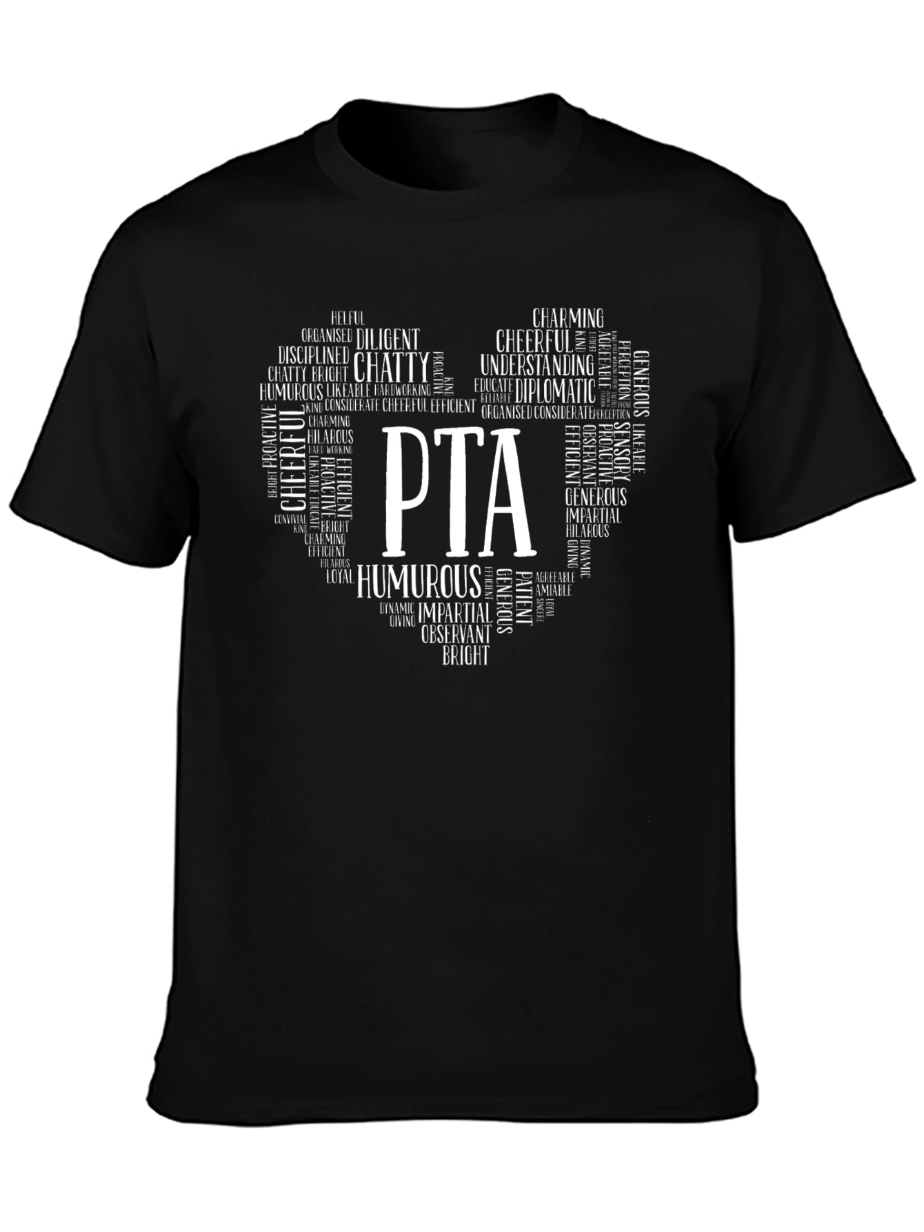 PTA Heart Word Art T-Shirt