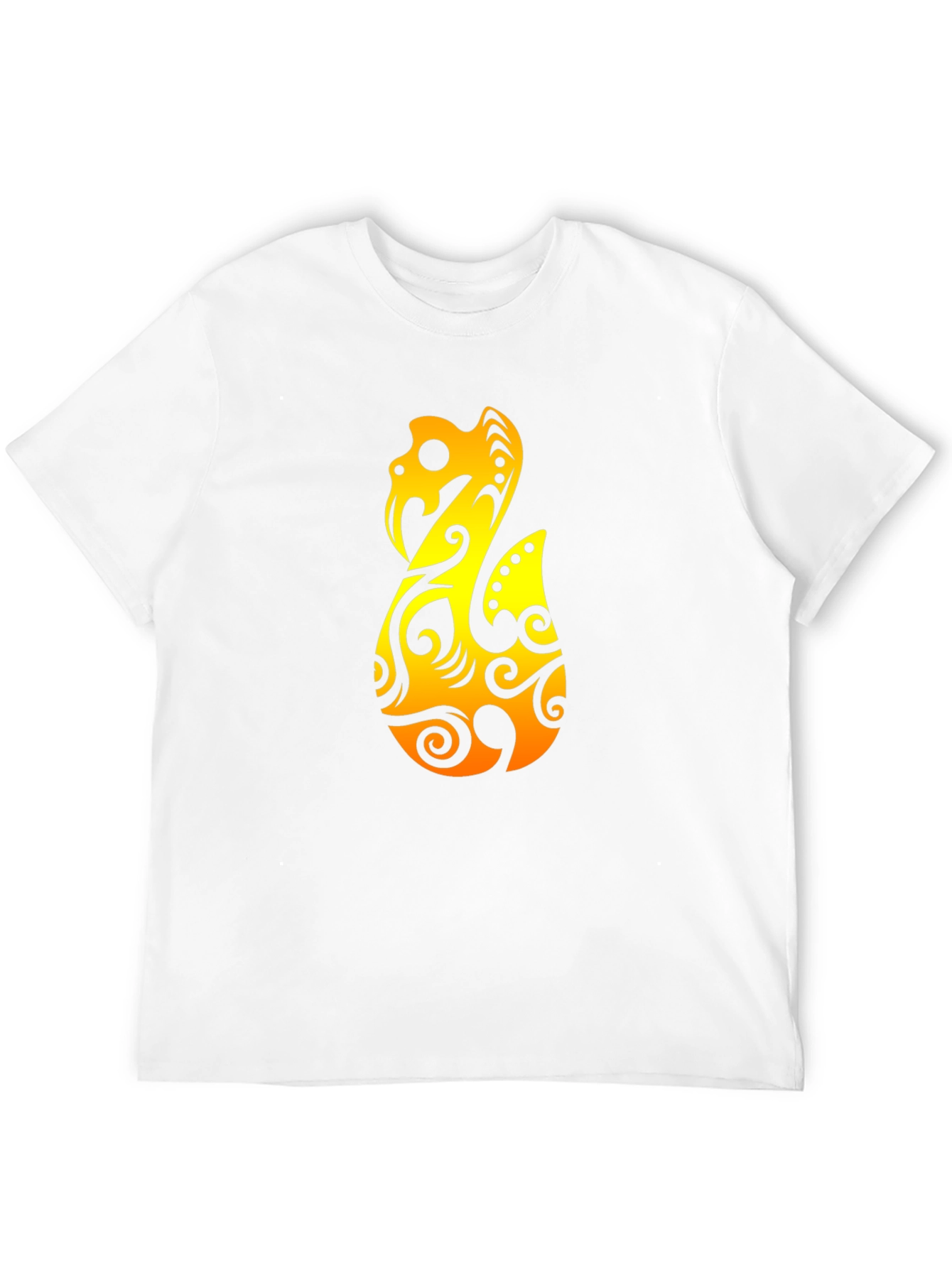 Tribal Hook Graphic Black T-Shirt