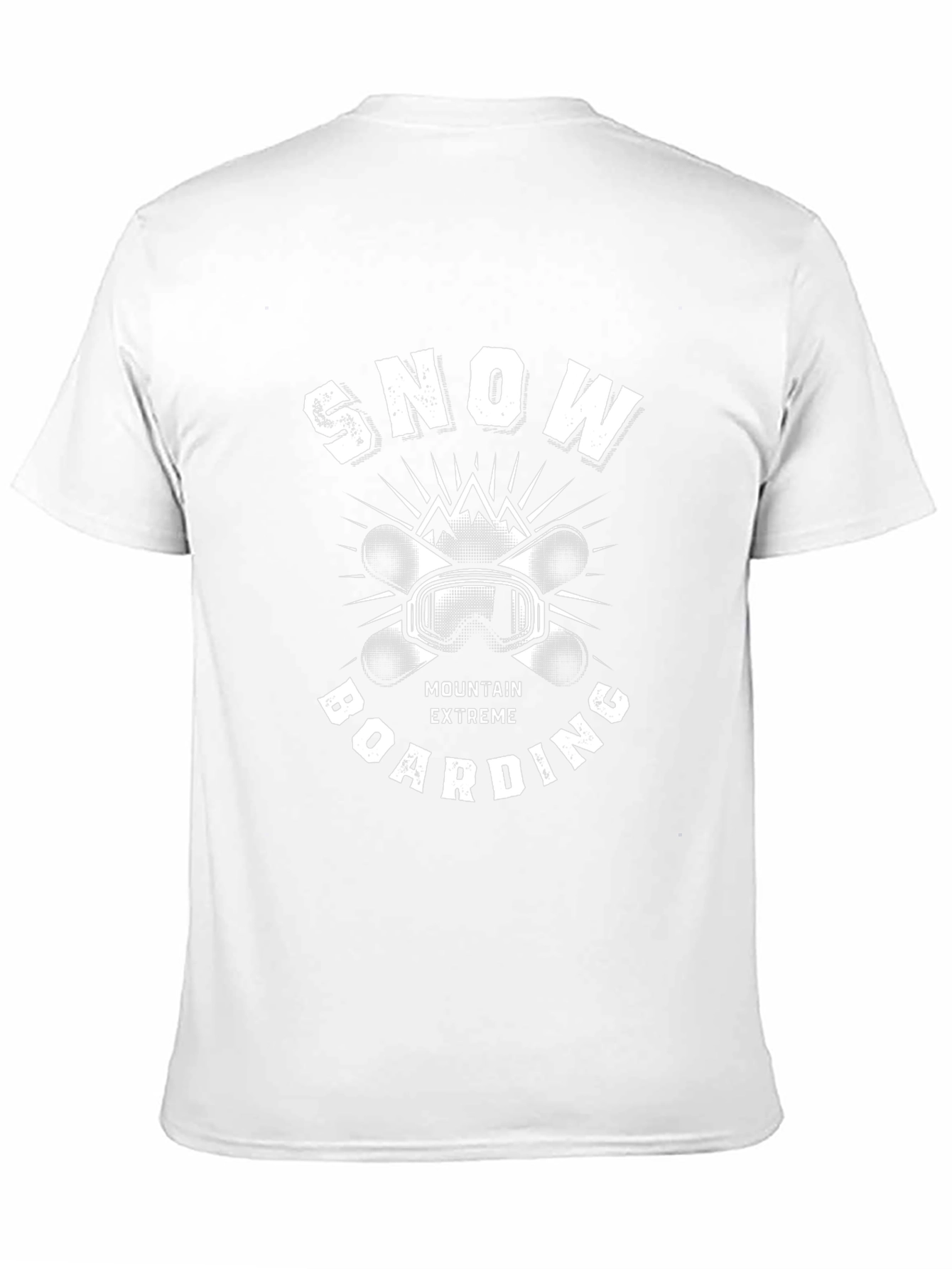 Snowboarding Graphic Tee - Black