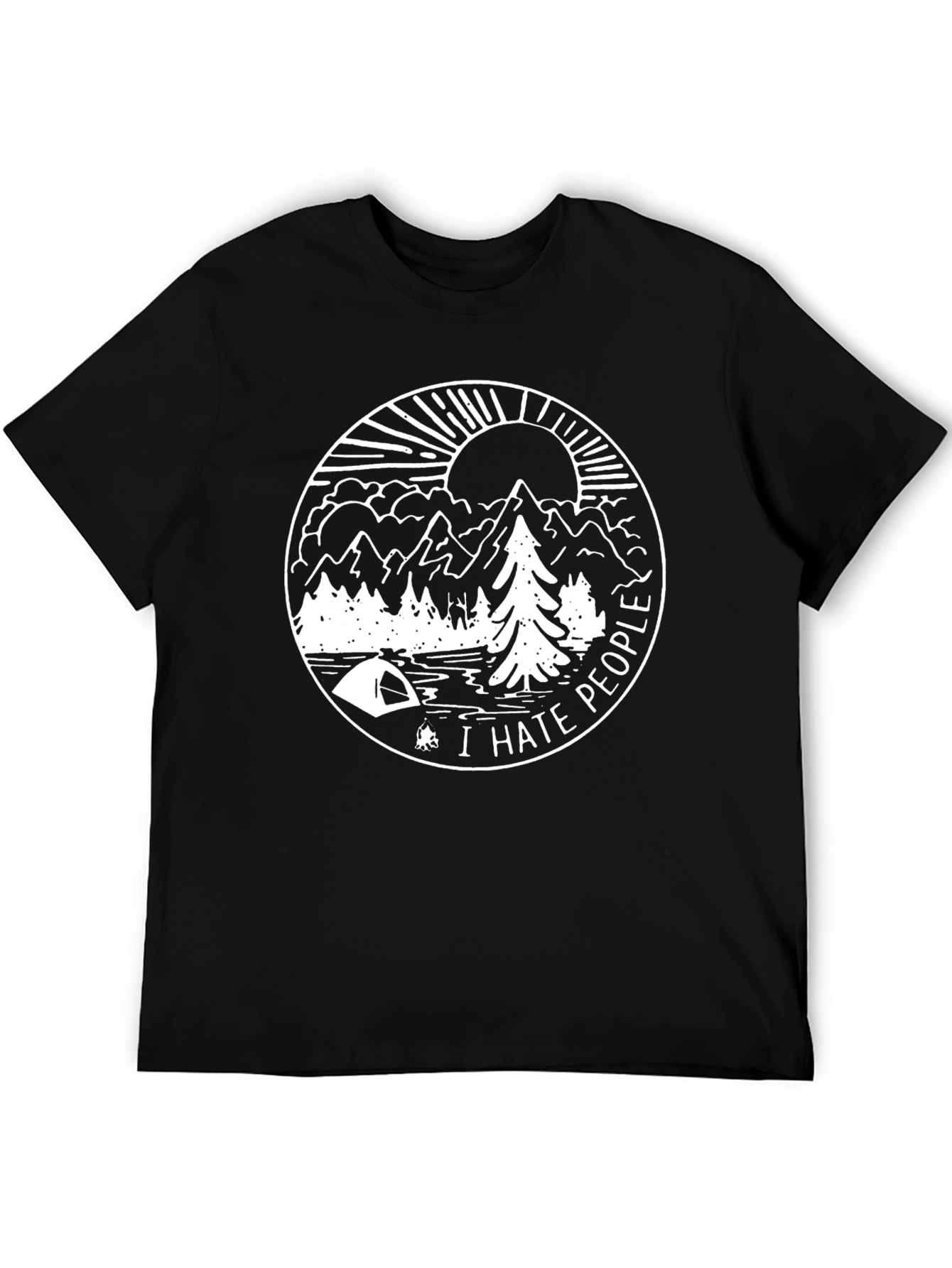I Hate People Camping T-Shirt