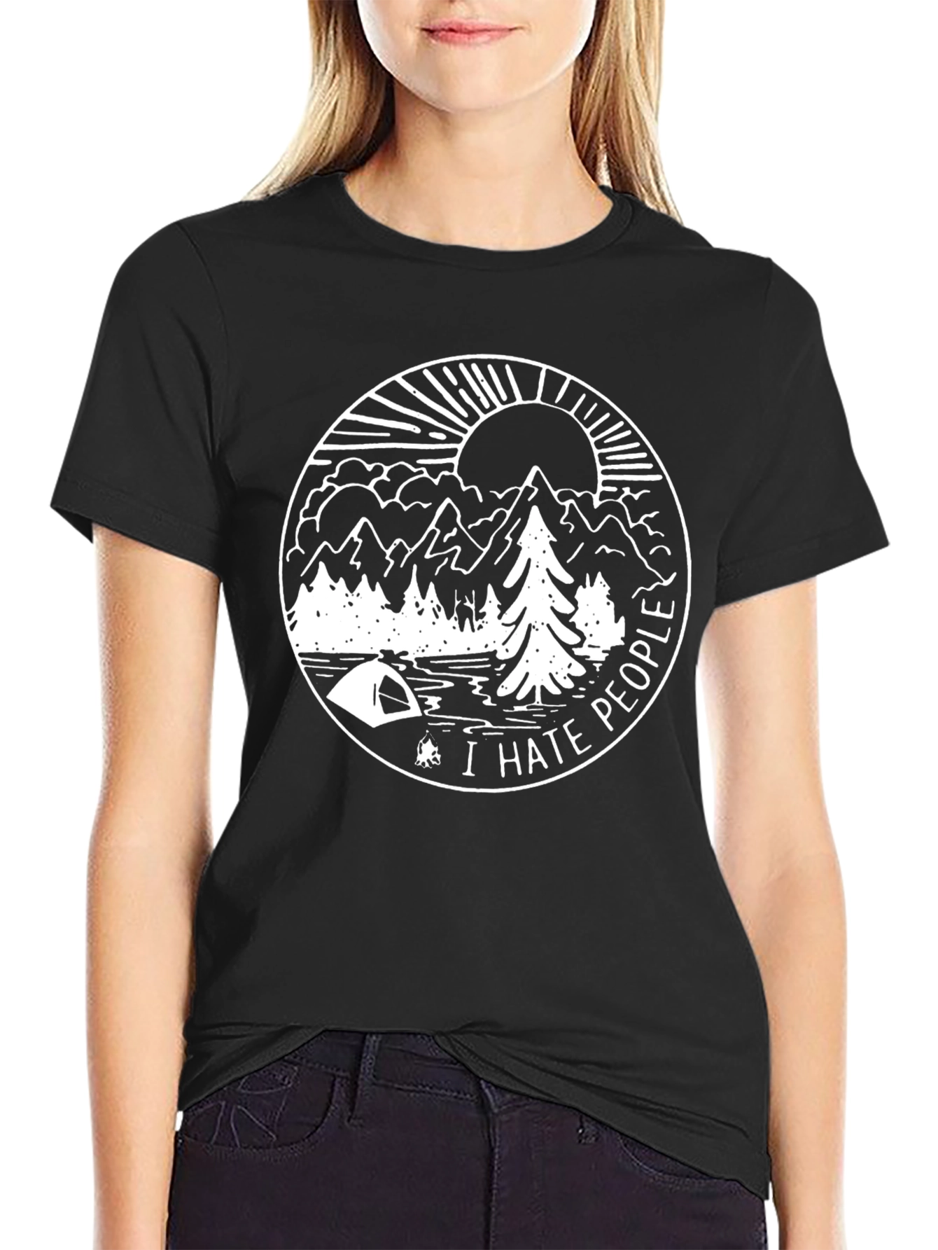 I Hate People Camping T-Shirt
