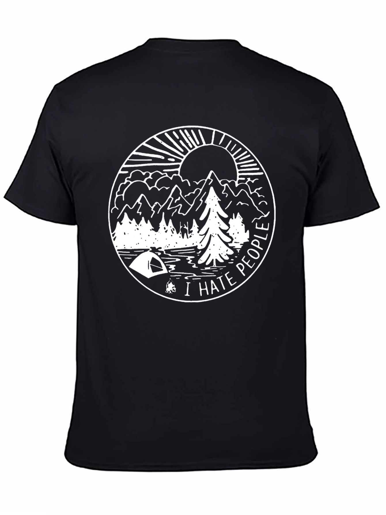 I Hate People Camping T-Shirt