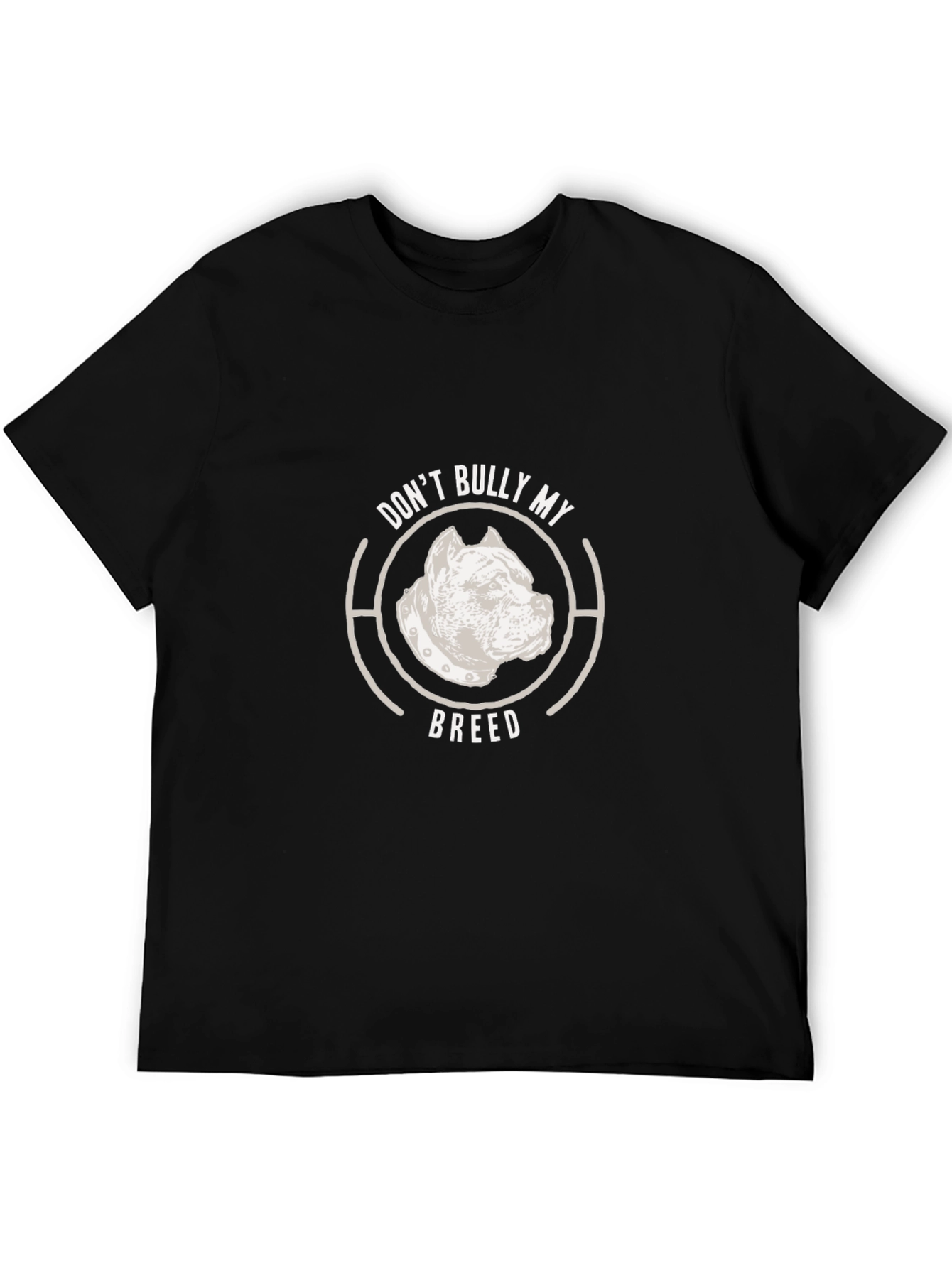 Dont Bully My Breed Dog Graphic T-Shirt