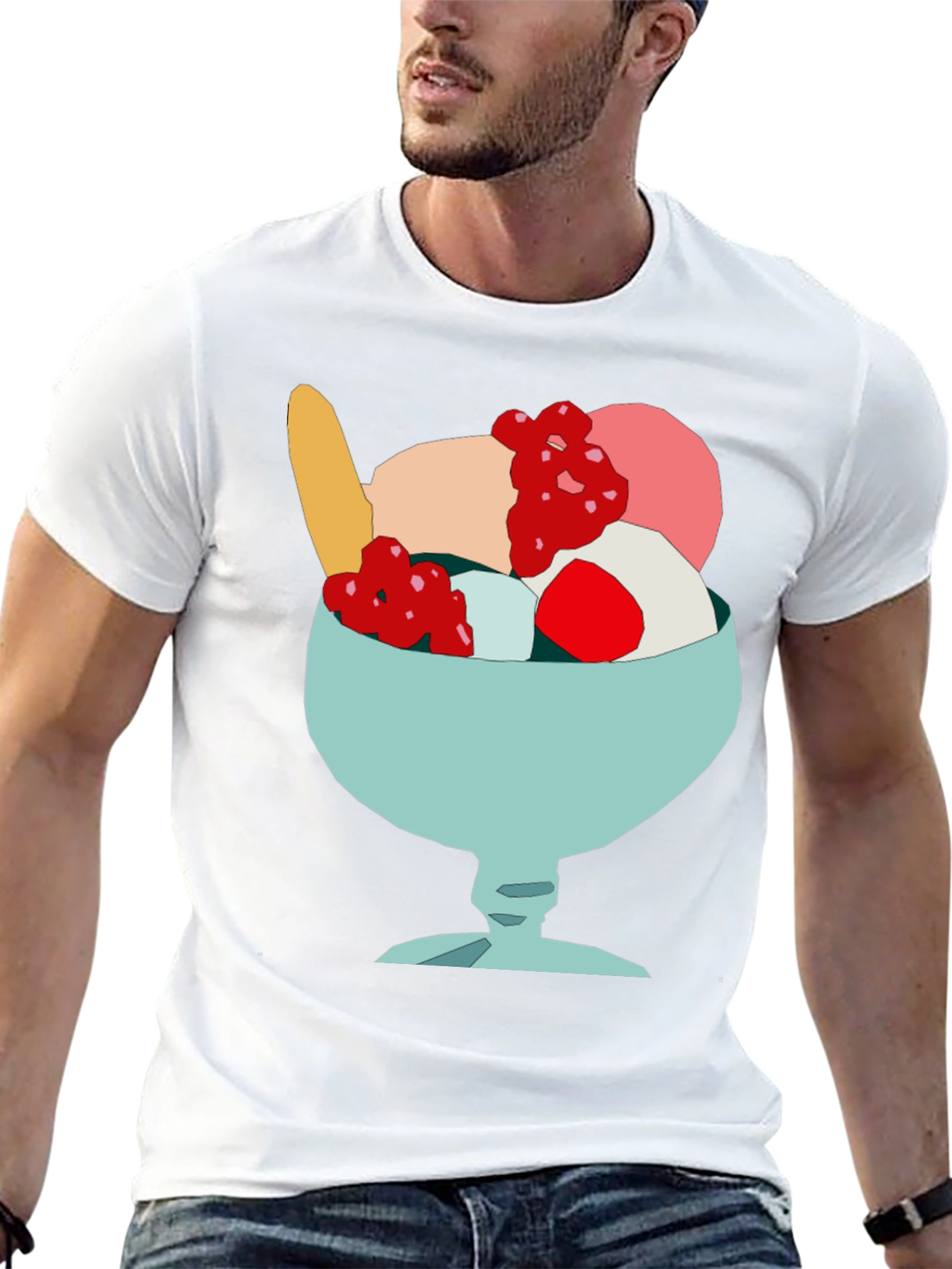 Ice Cream Dessert T-Shirt - Fun Novelty Graphic Tee