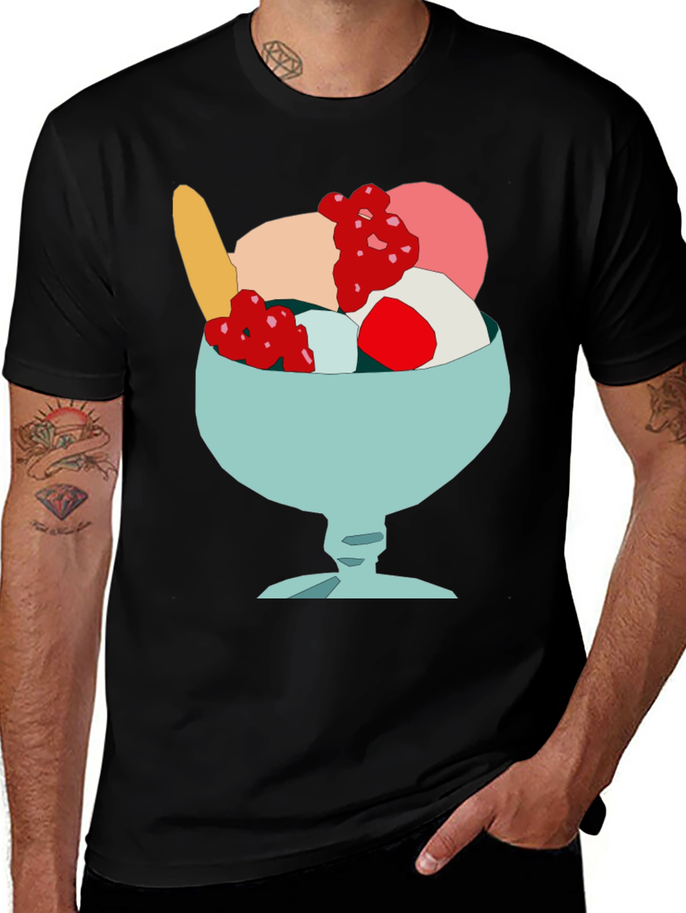 Ice Cream Dessert T-Shirt - Fun Novelty Graphic Tee