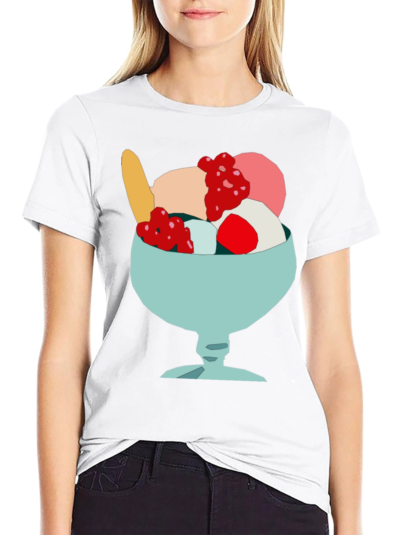 Ice Cream Dessert T-Shirt - Fun Novelty Graphic Tee