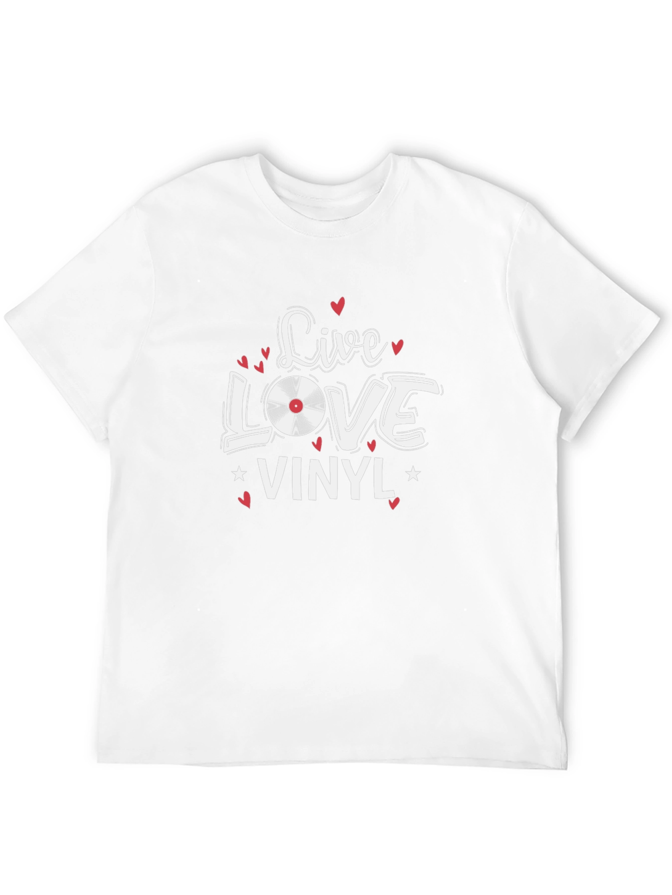 Live Love Vinyl Graphic T-Shirt
