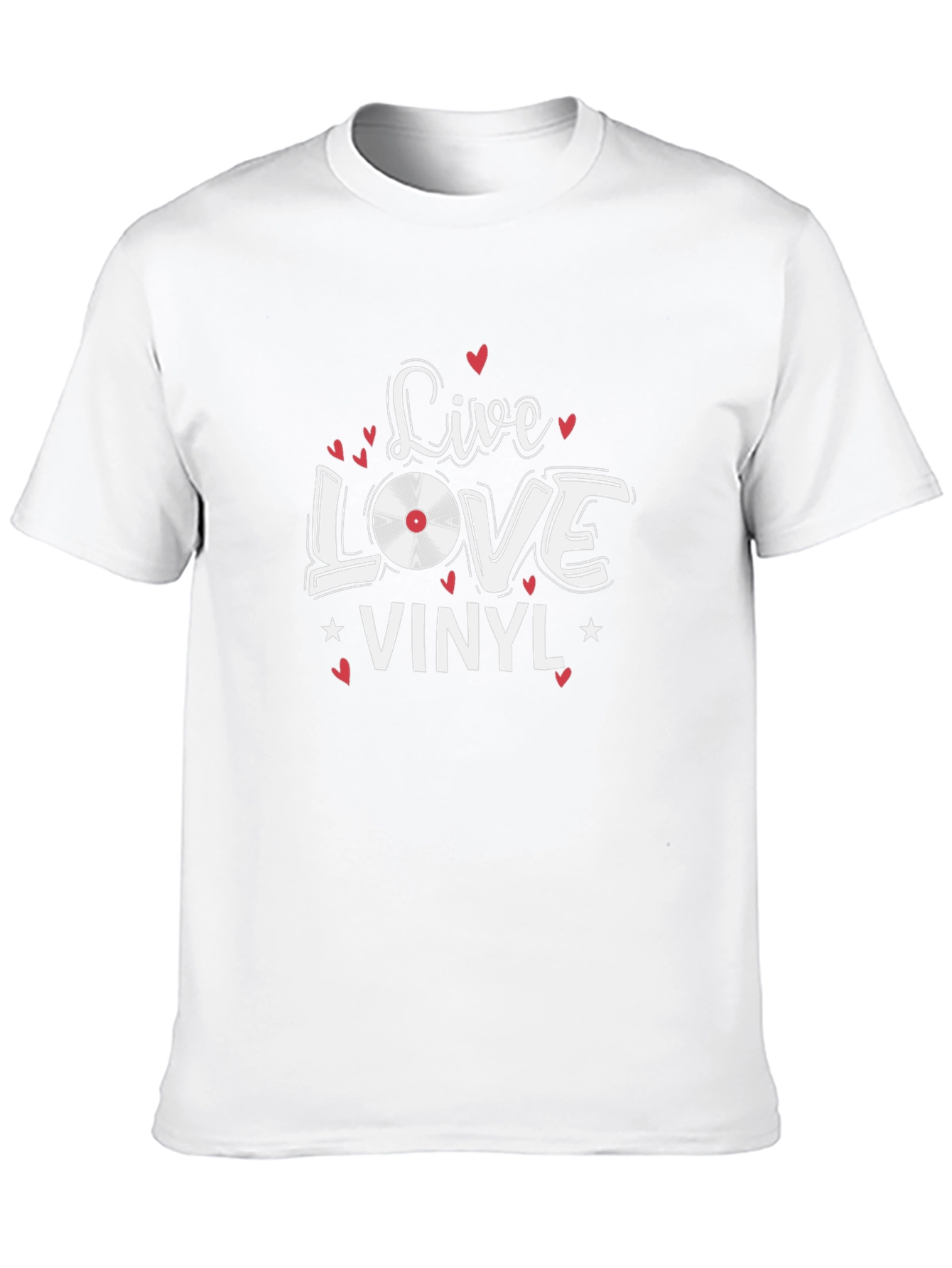 Live Love Vinyl Graphic T-Shirt