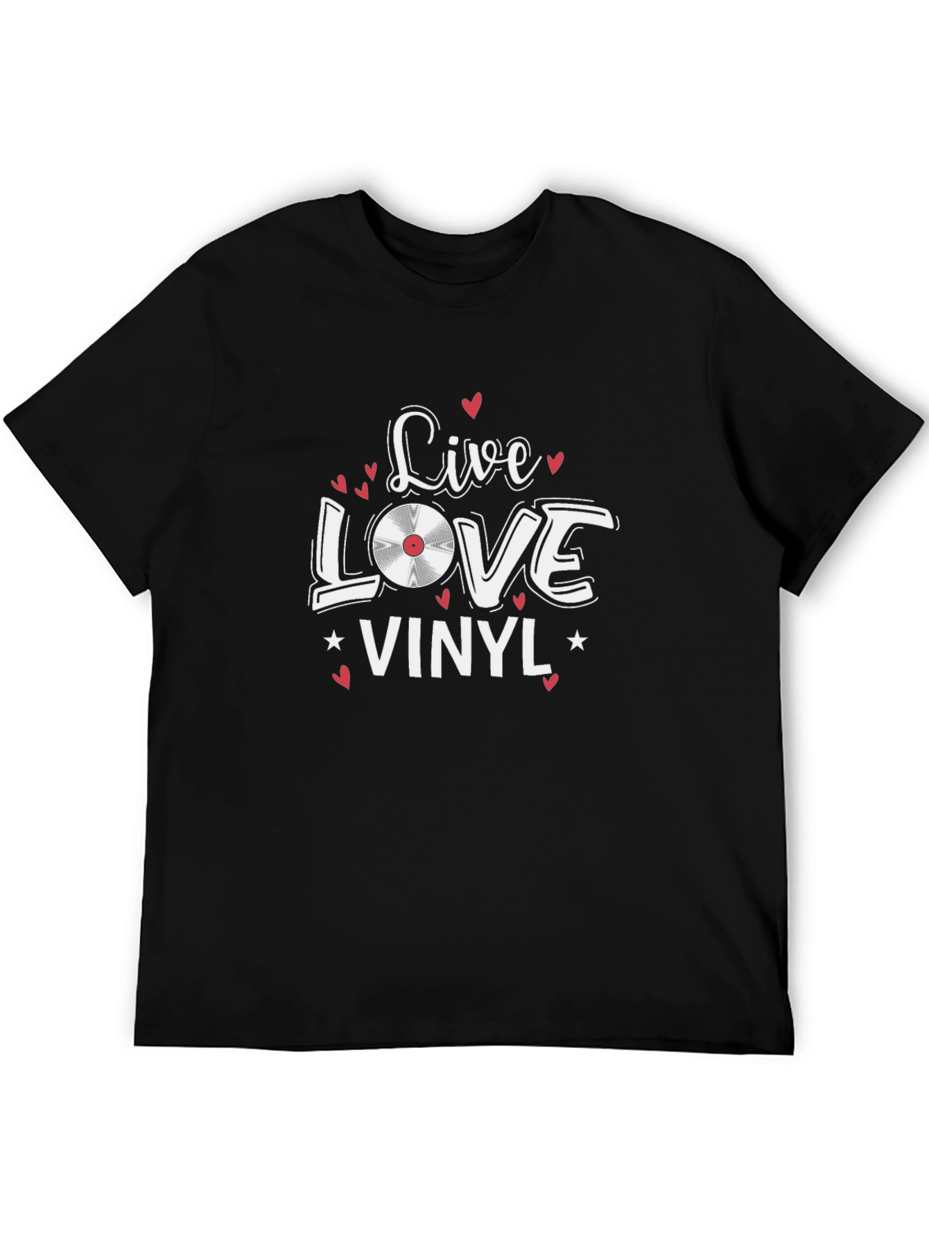 Live Love Vinyl Graphic T-Shirt