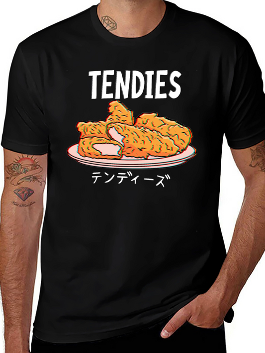 Tendies Graphic T-Shirt - Novelty Food Tee