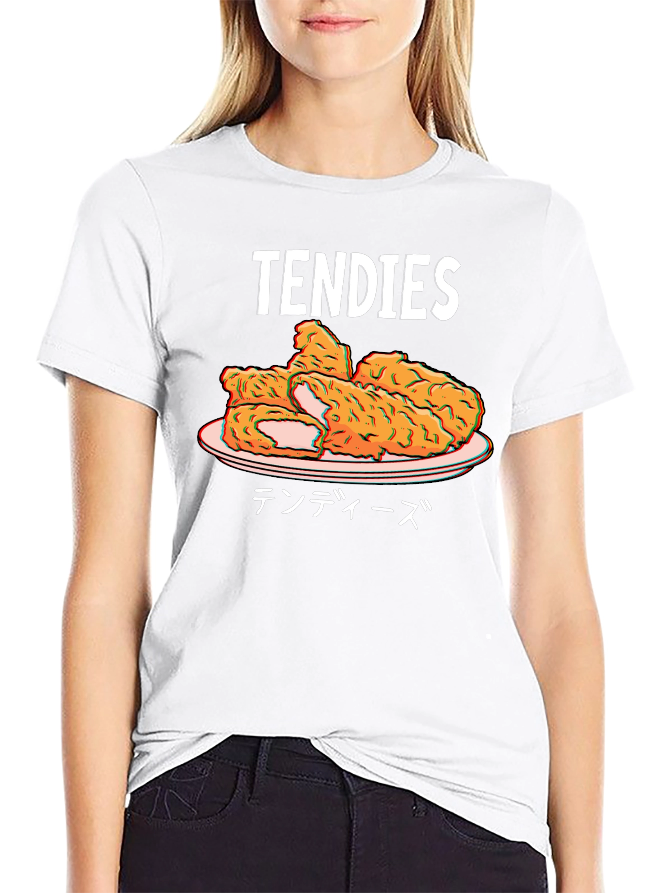 Tendies Graphic T-Shirt - Novelty Food Tee
