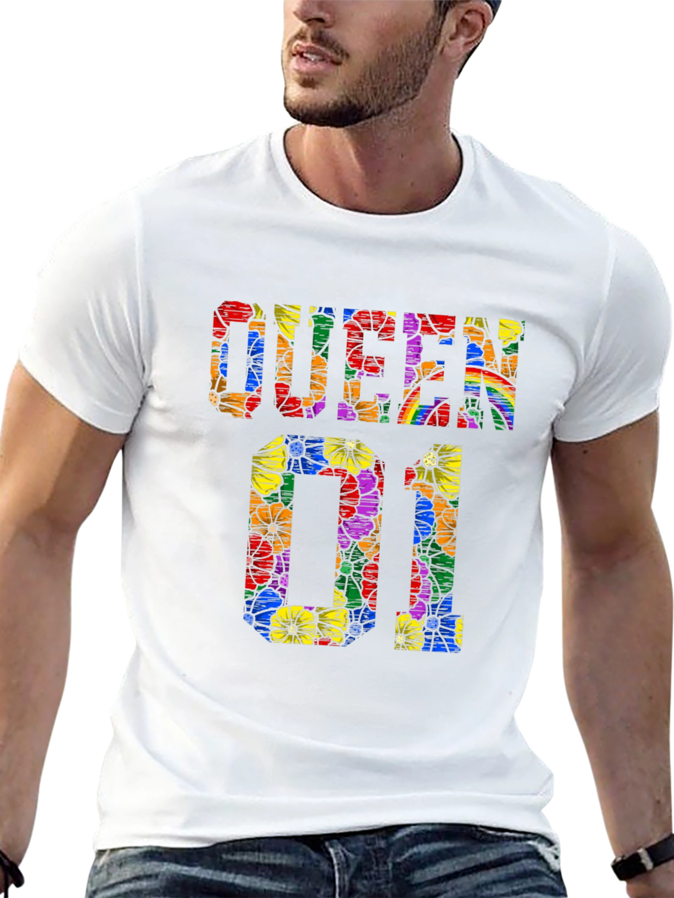 Queen 01 Floral Pride T-Shirt