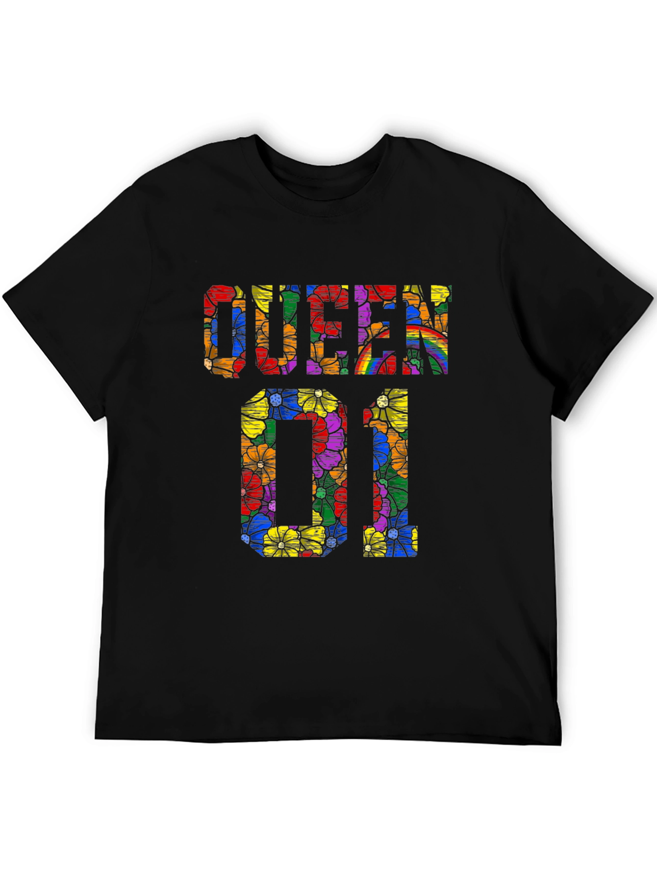 Queen 01 Floral Pride T-Shirt