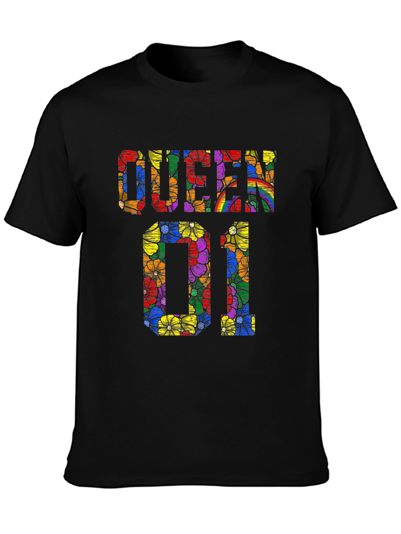Queen 01 Floral Pride T-Shirt