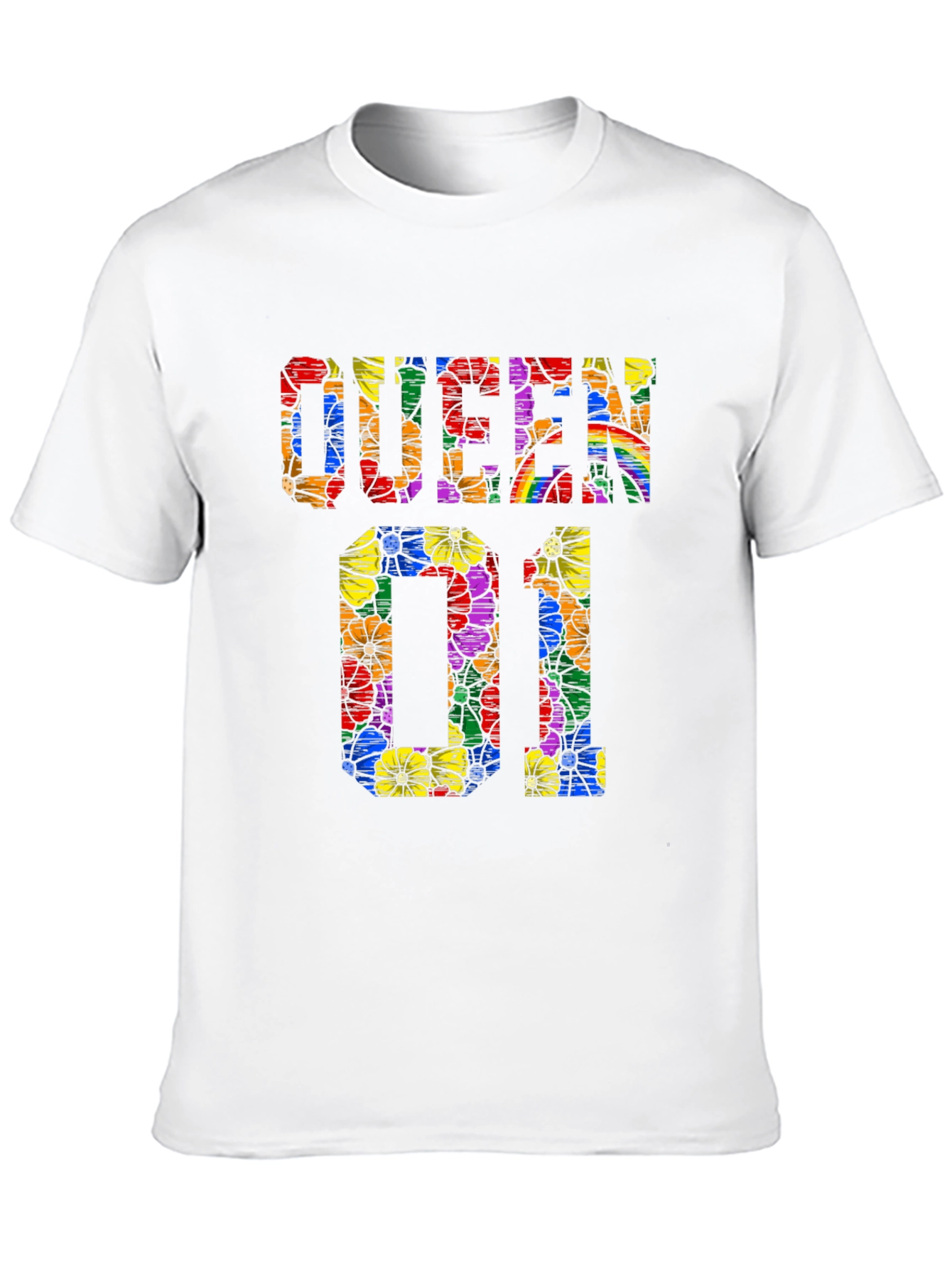 Queen 01 Floral Pride T-Shirt